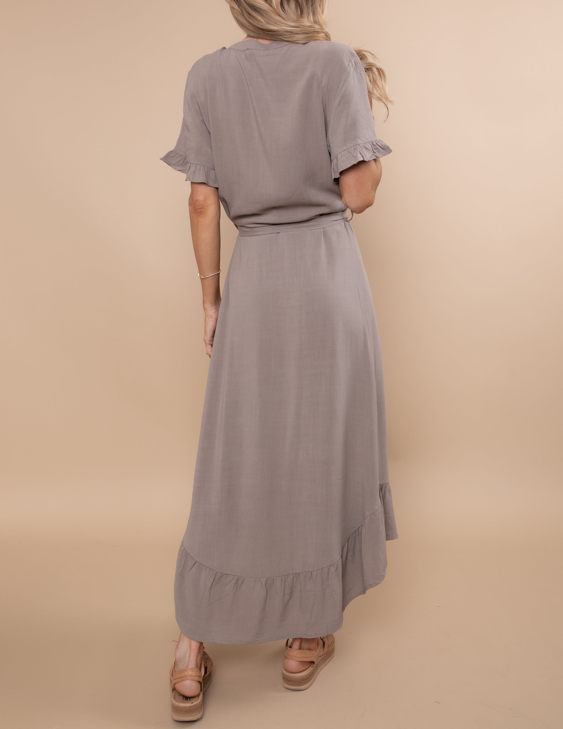 Madi Ruffled Shirt Dress