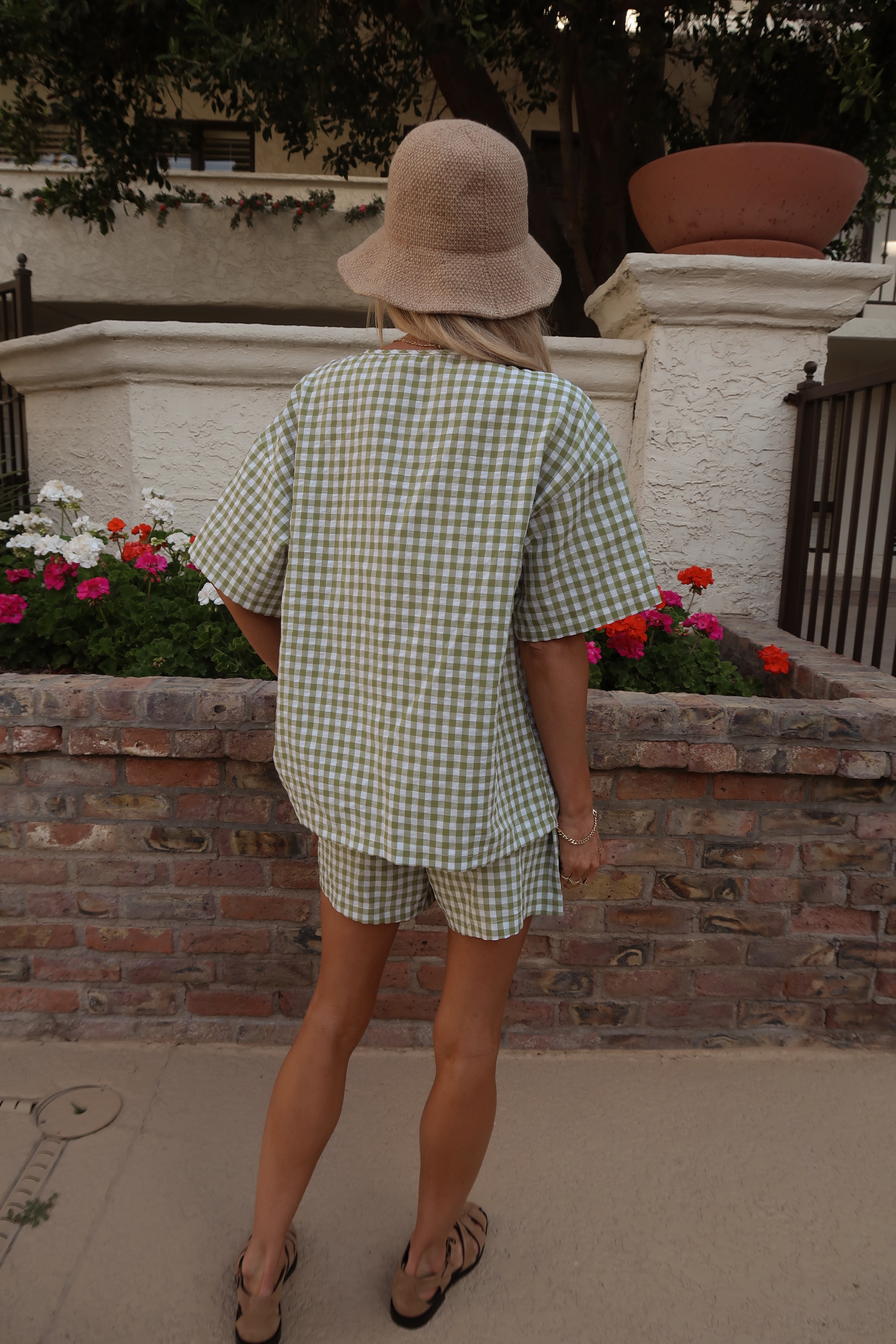 Malia Gingham Beach Set
