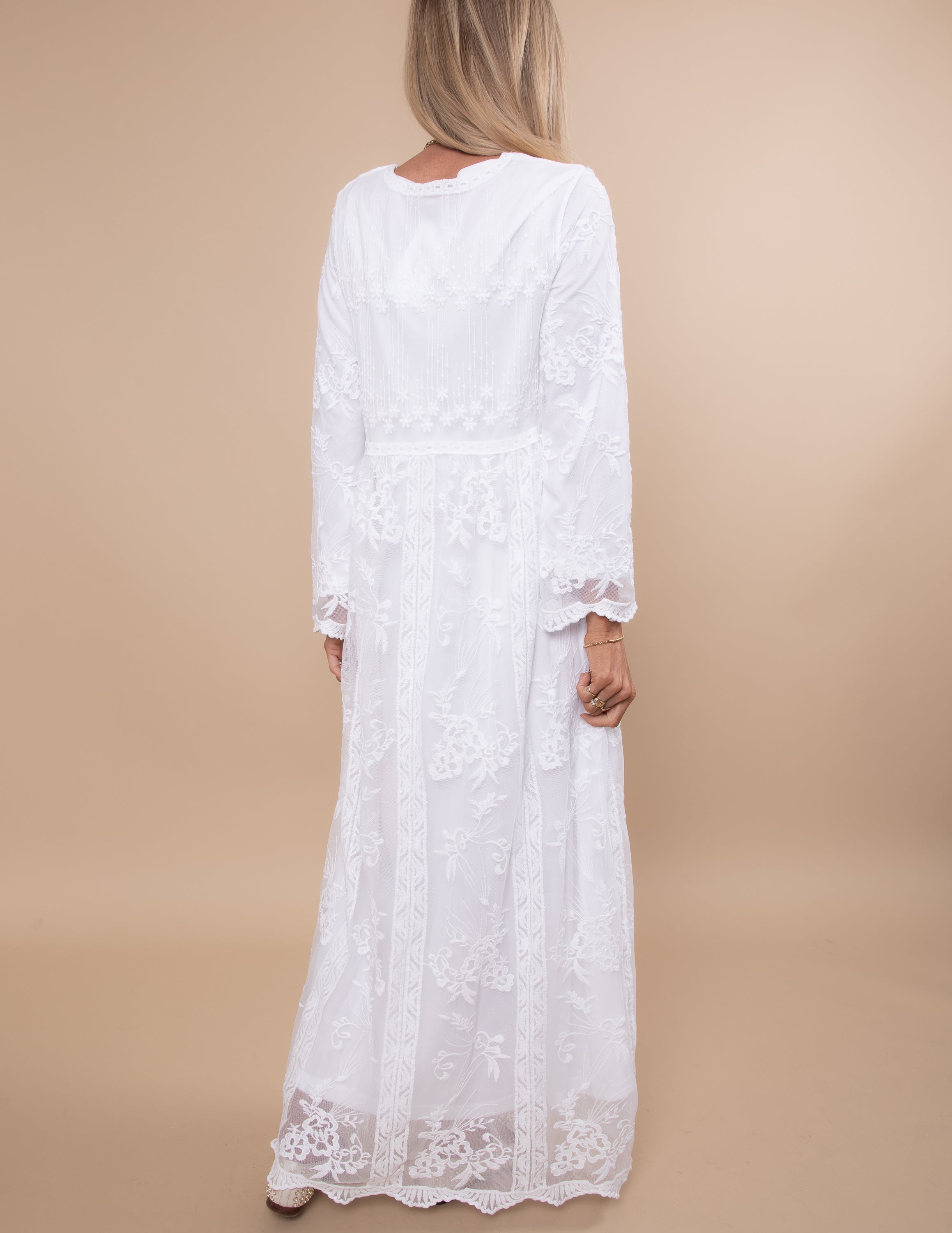 Julia Lace Maxi Temple Dress