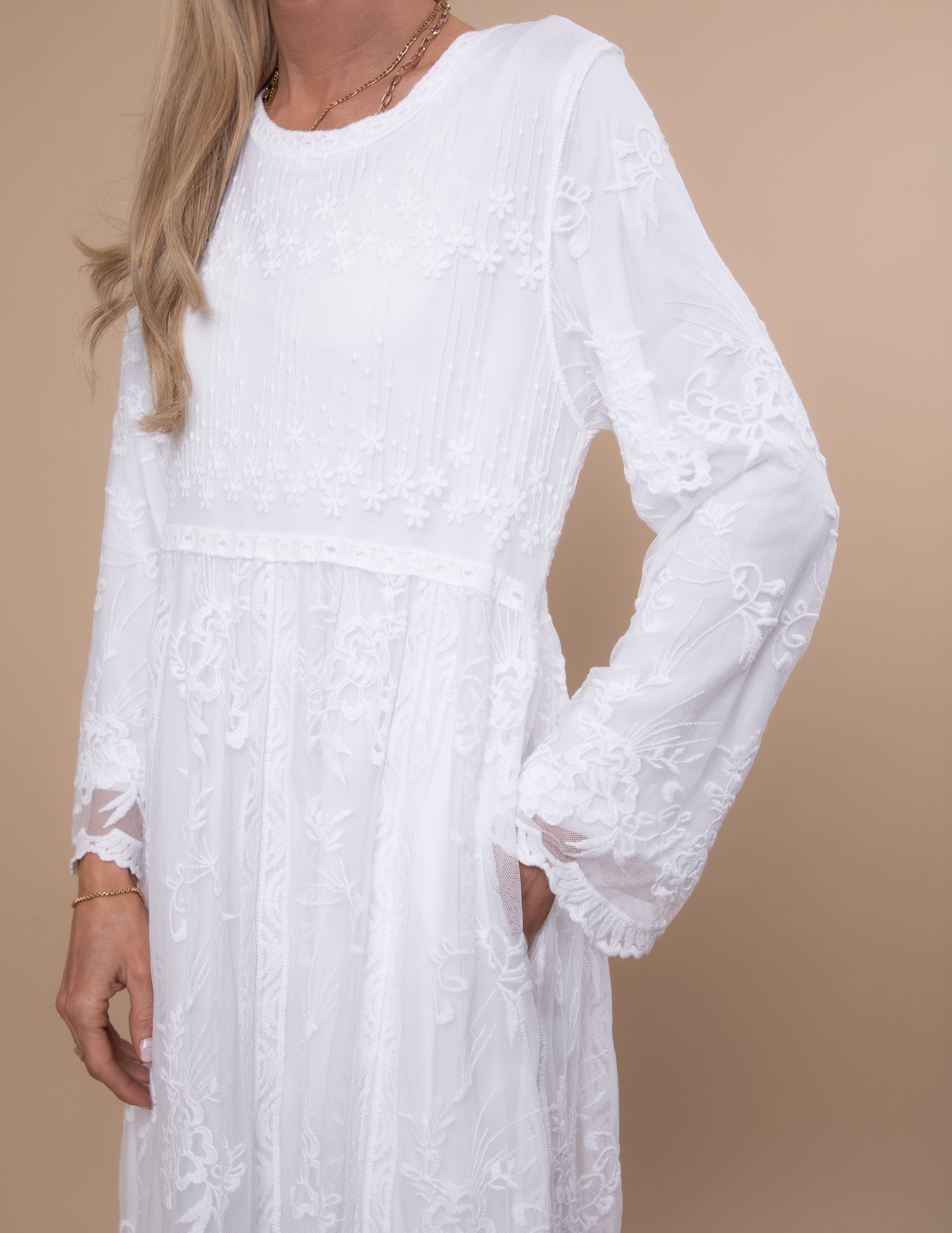 Julia Lace Maxi Temple Dress
