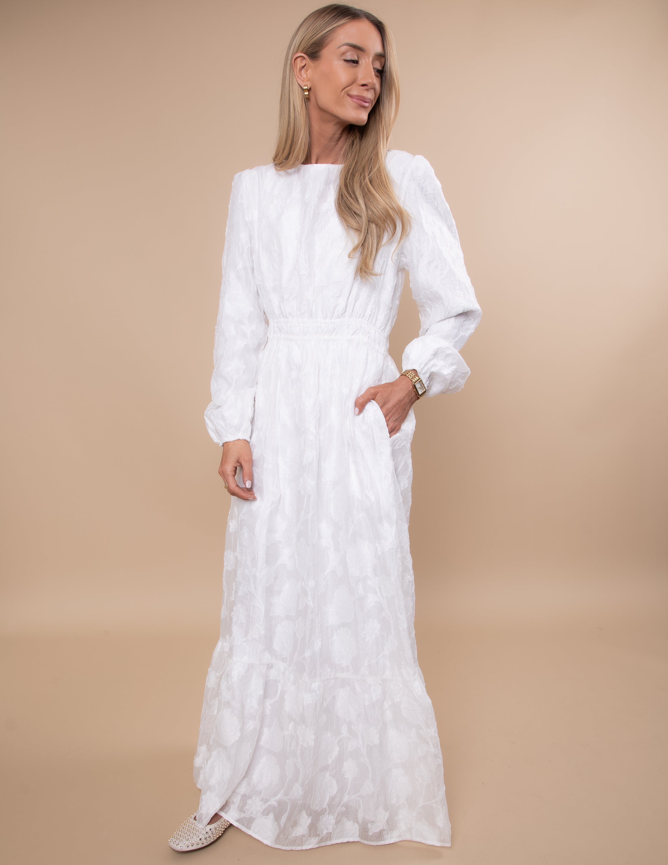 Bliss Textured Maxi Dress