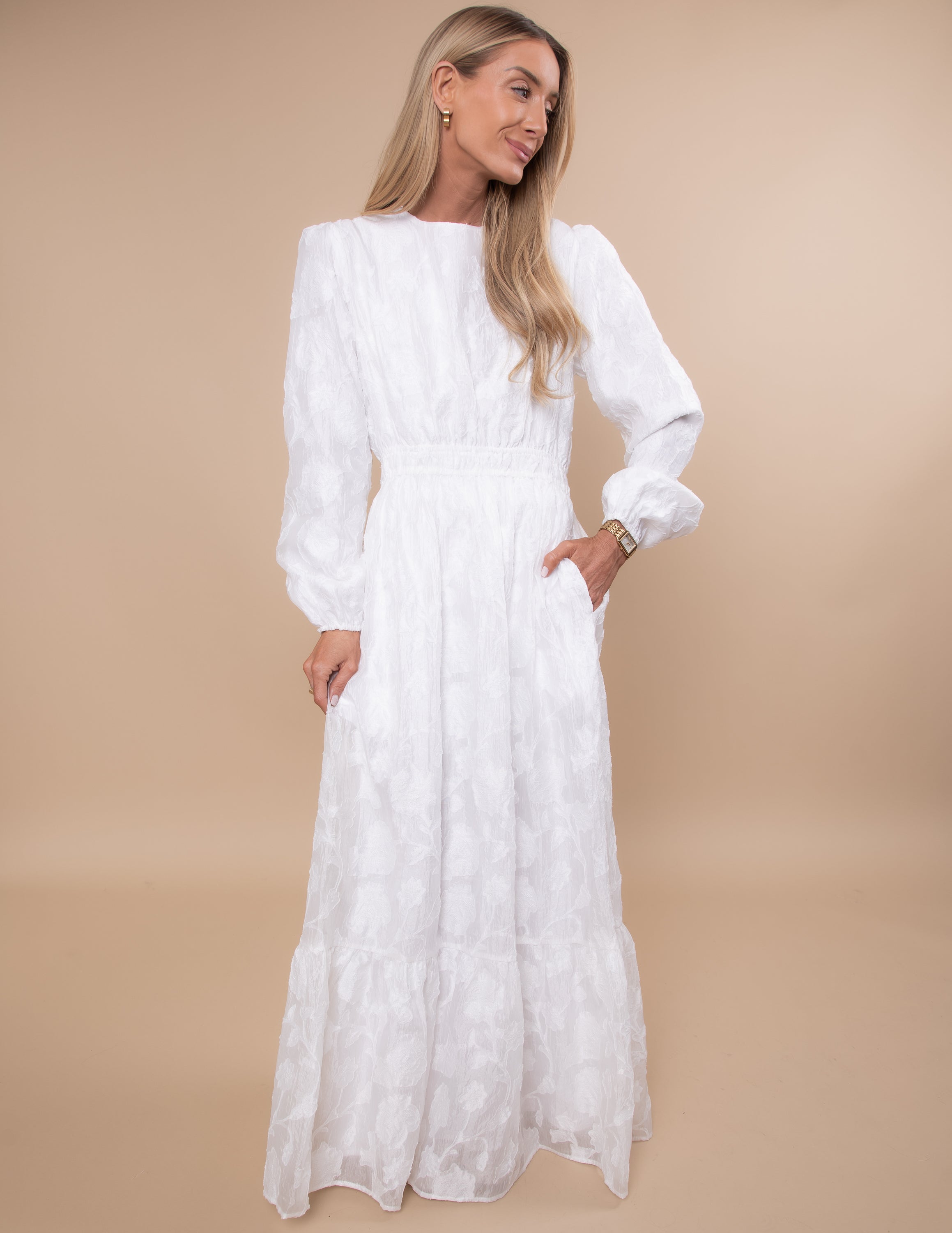 Bliss Textured Maxi Dress