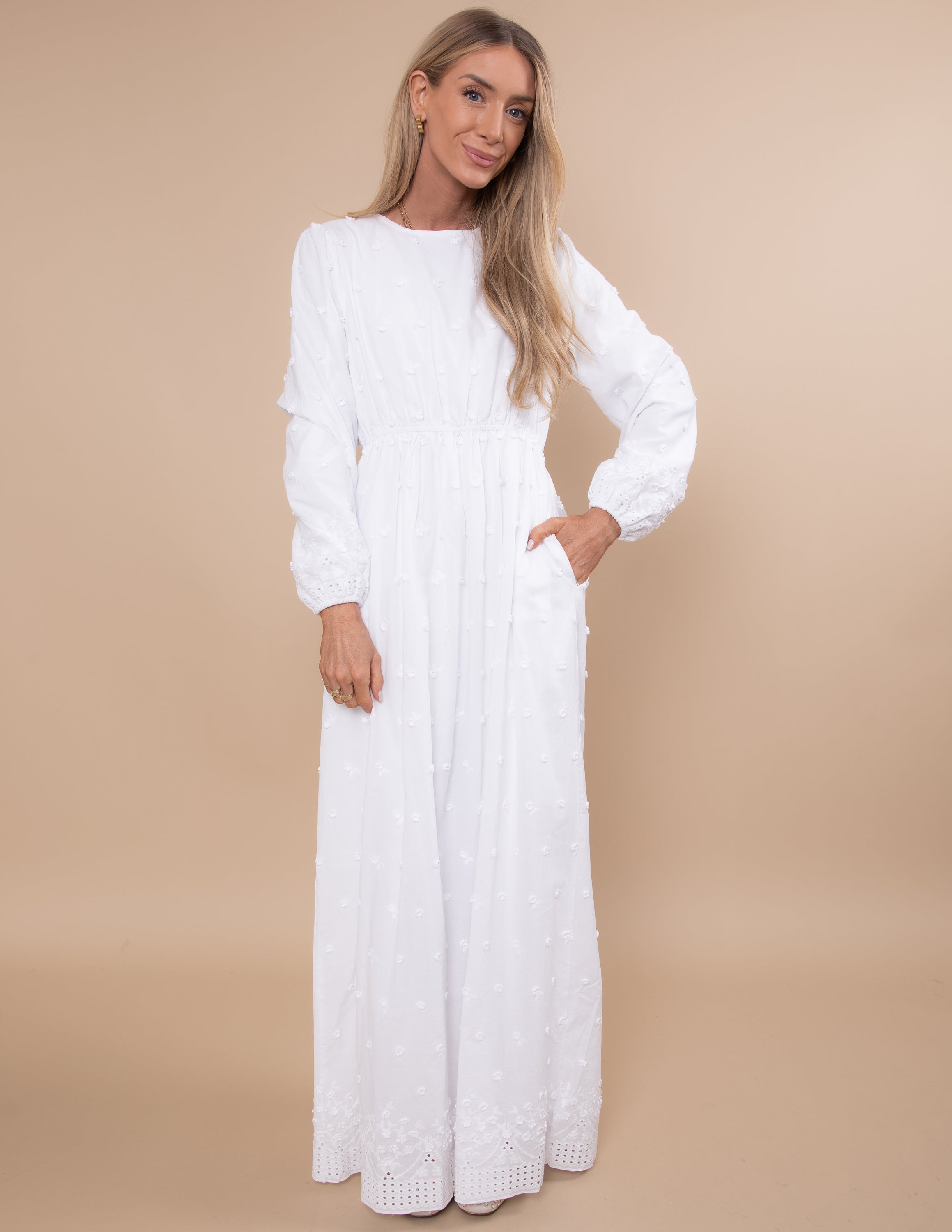 Candace Eyelet Embroidered Dress