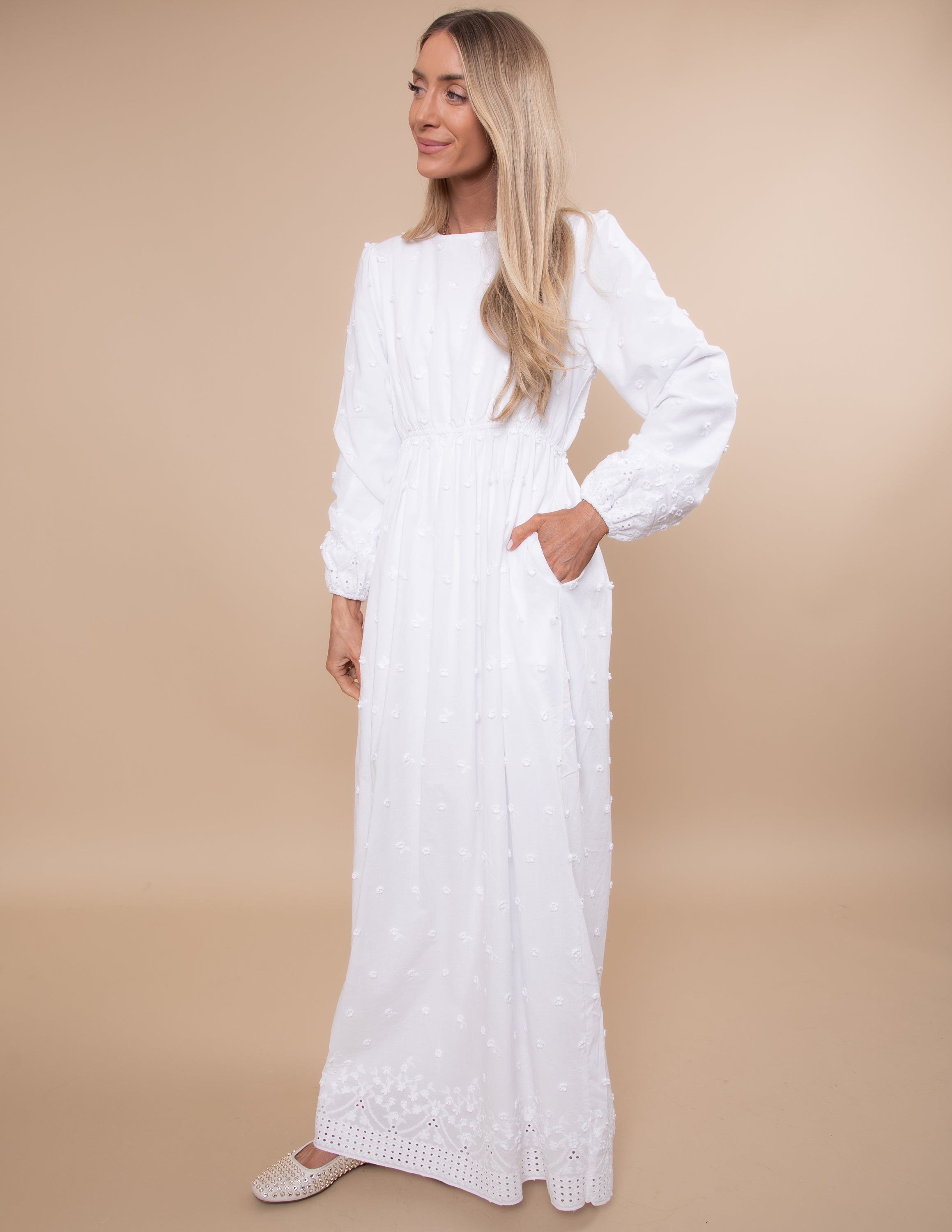 Candace Eyelet Embroidered Dress