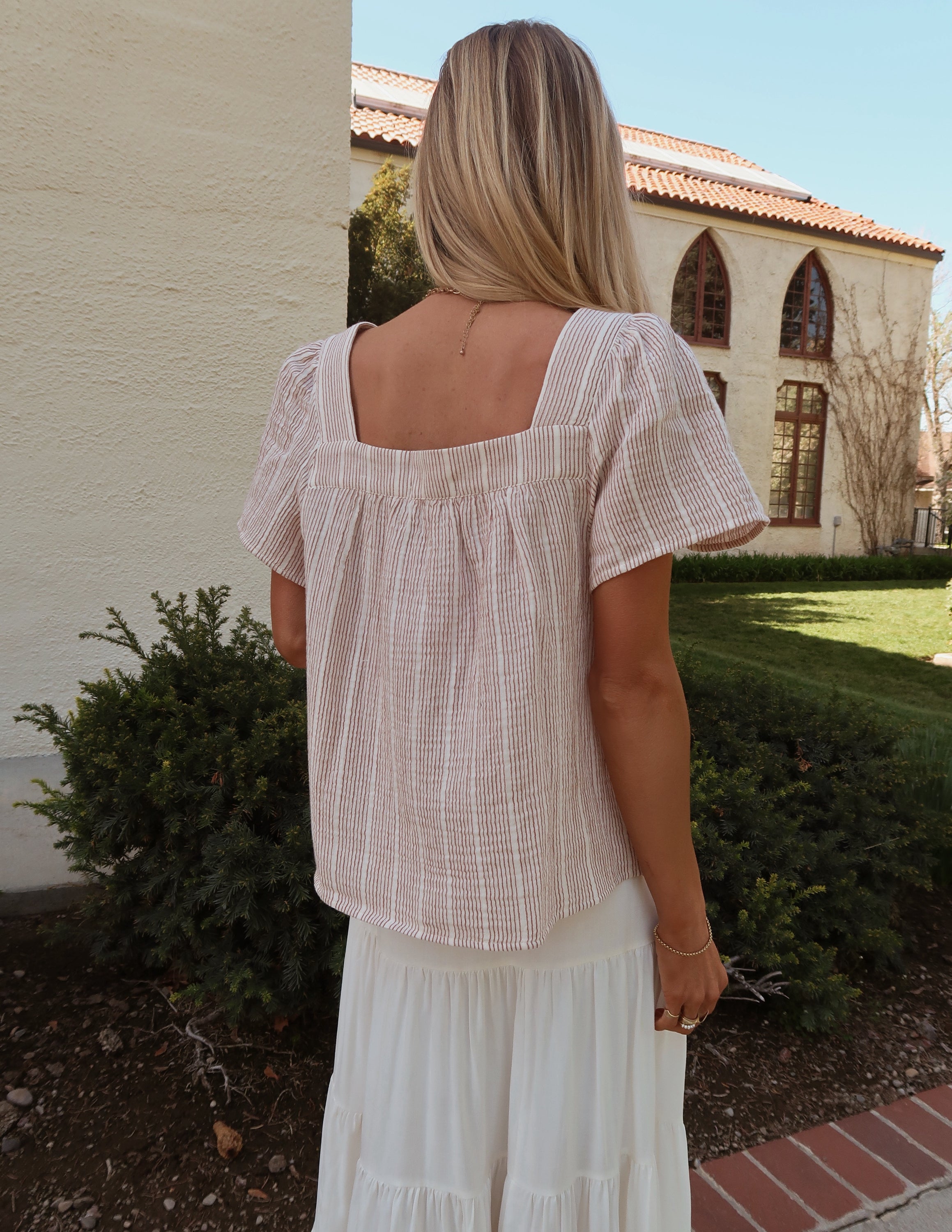 Calista Striped Top