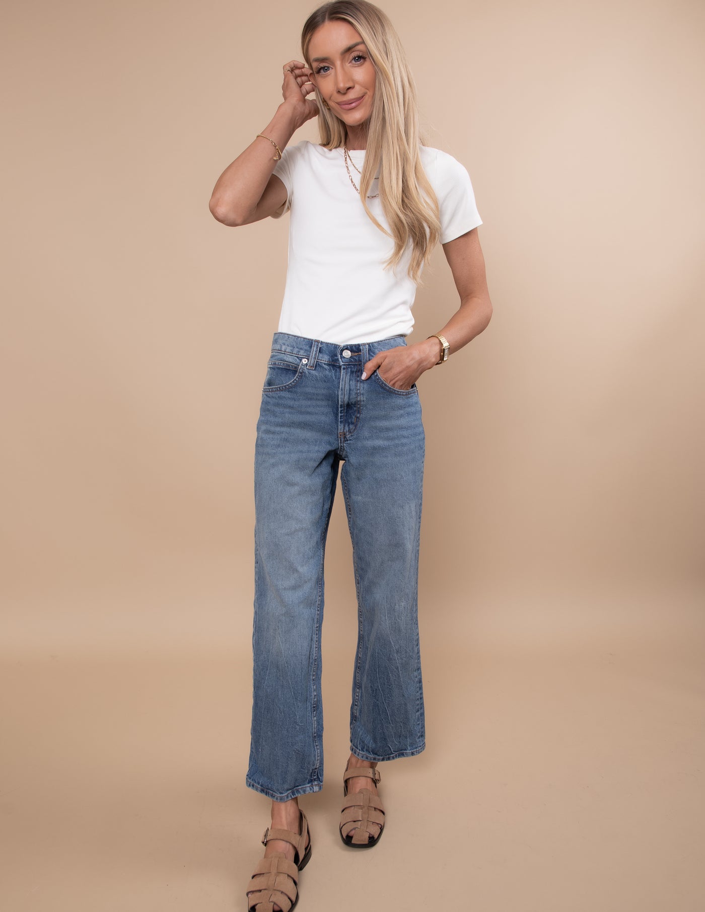 Genevie Ribbed Top
