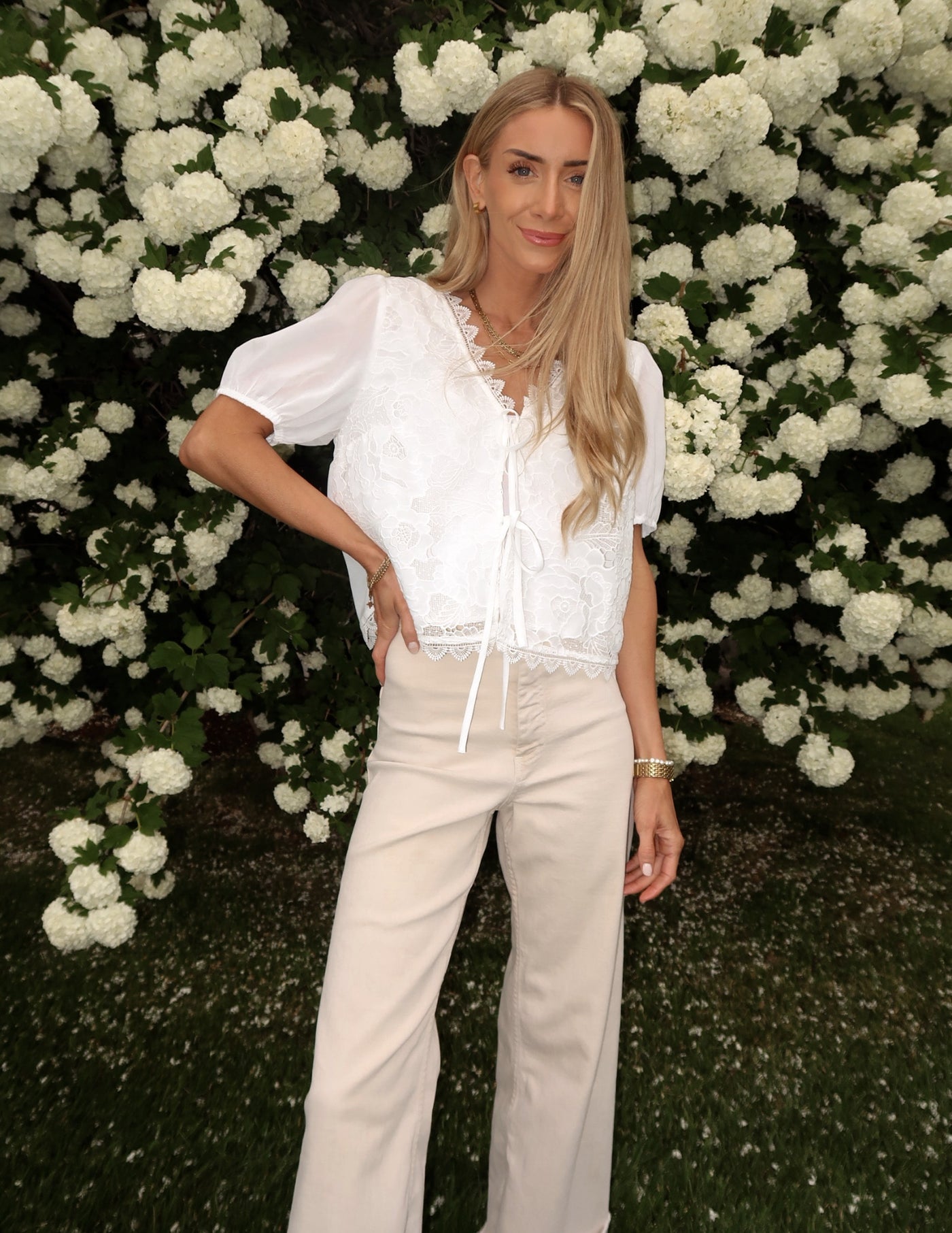Vashti Floral Lace Top