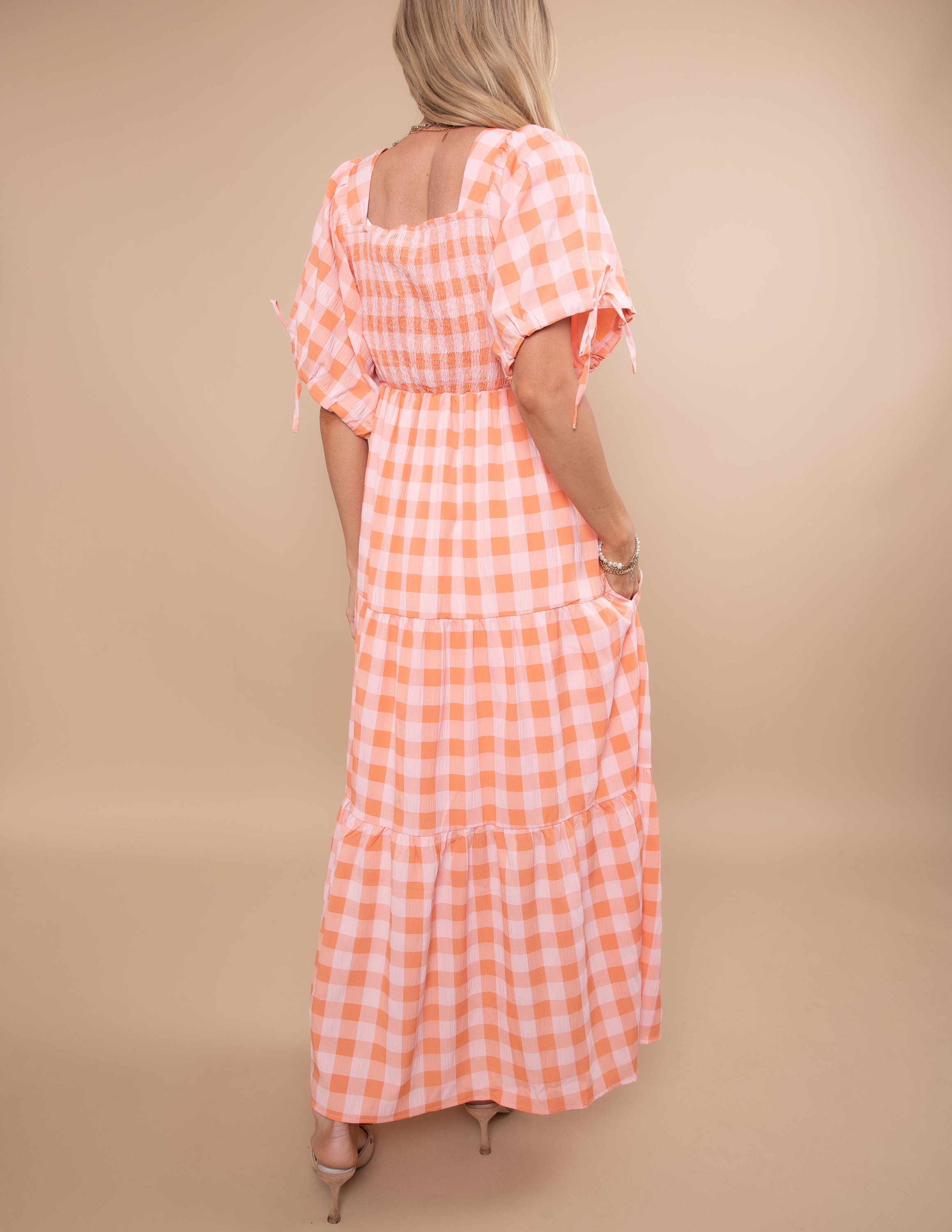 Savvy Checkered Dress