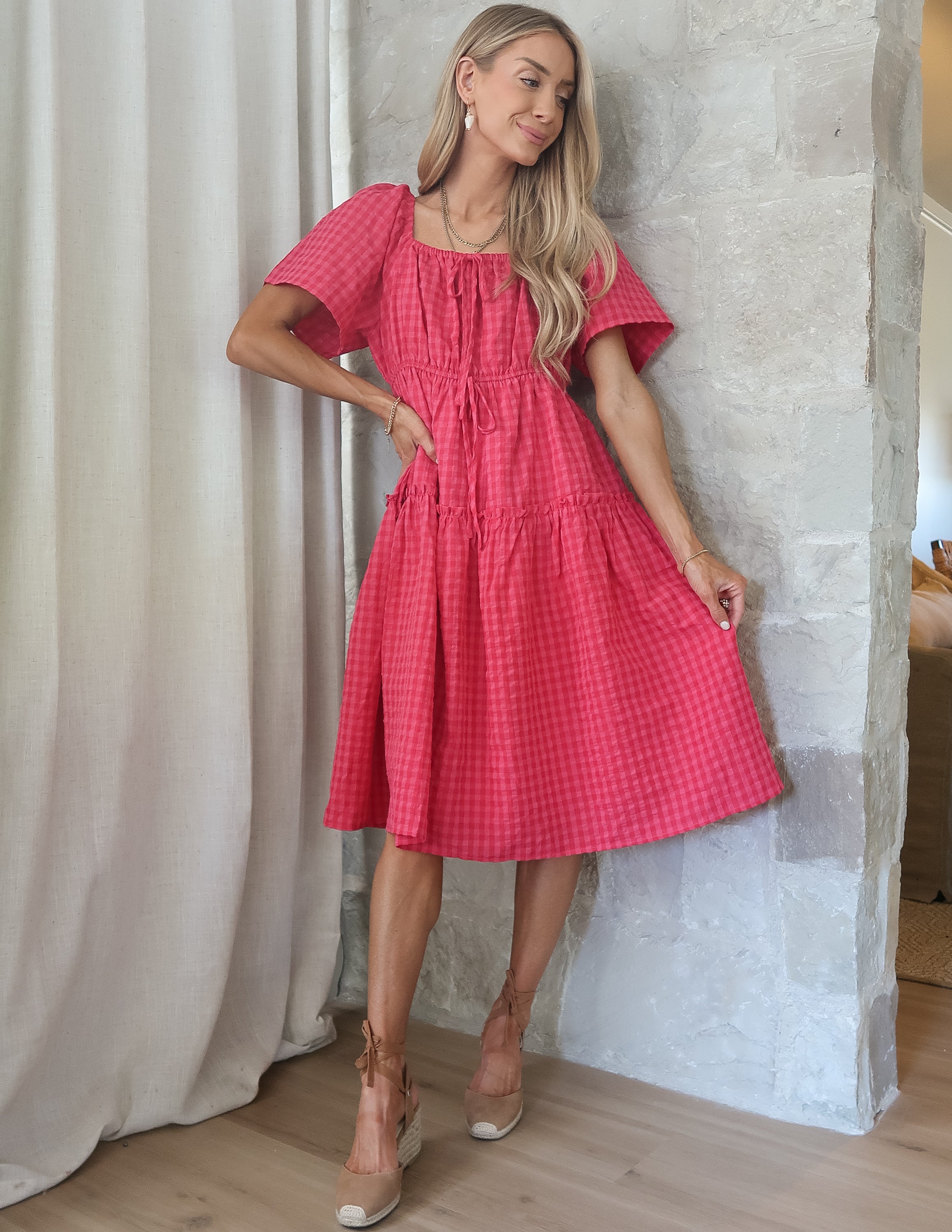 Leilani Gingham Dress