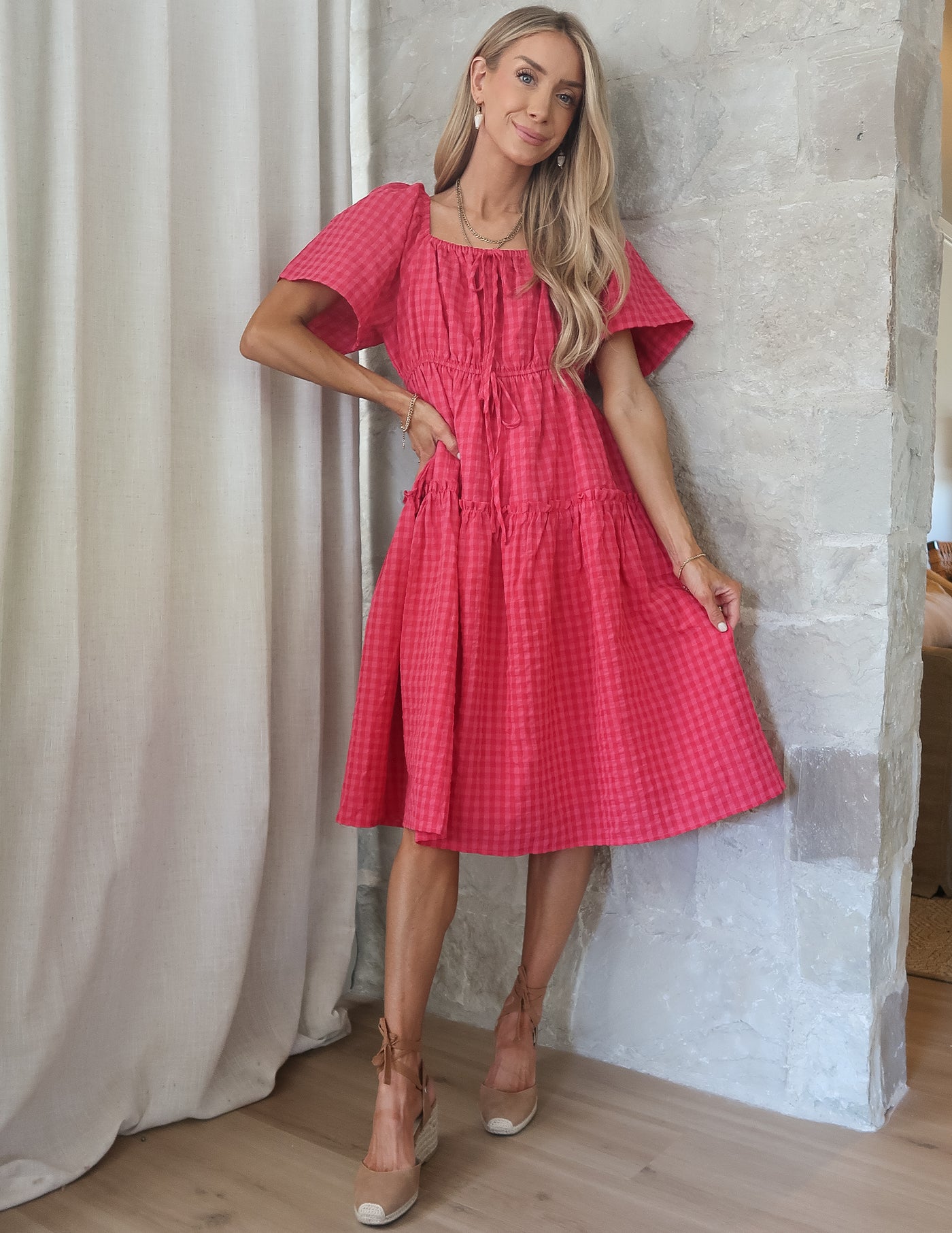 Leilani Gingham Dress