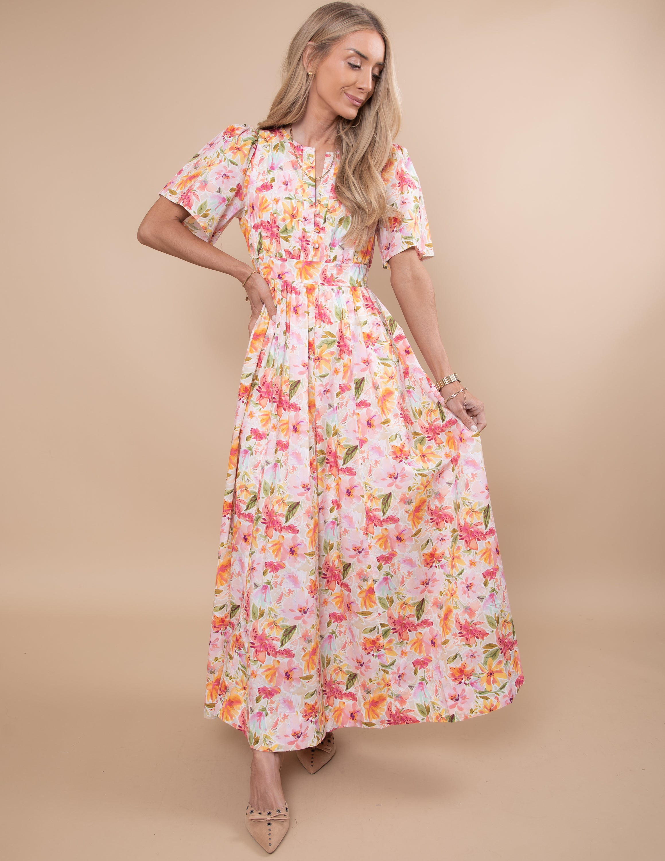 Brett Floral Dress