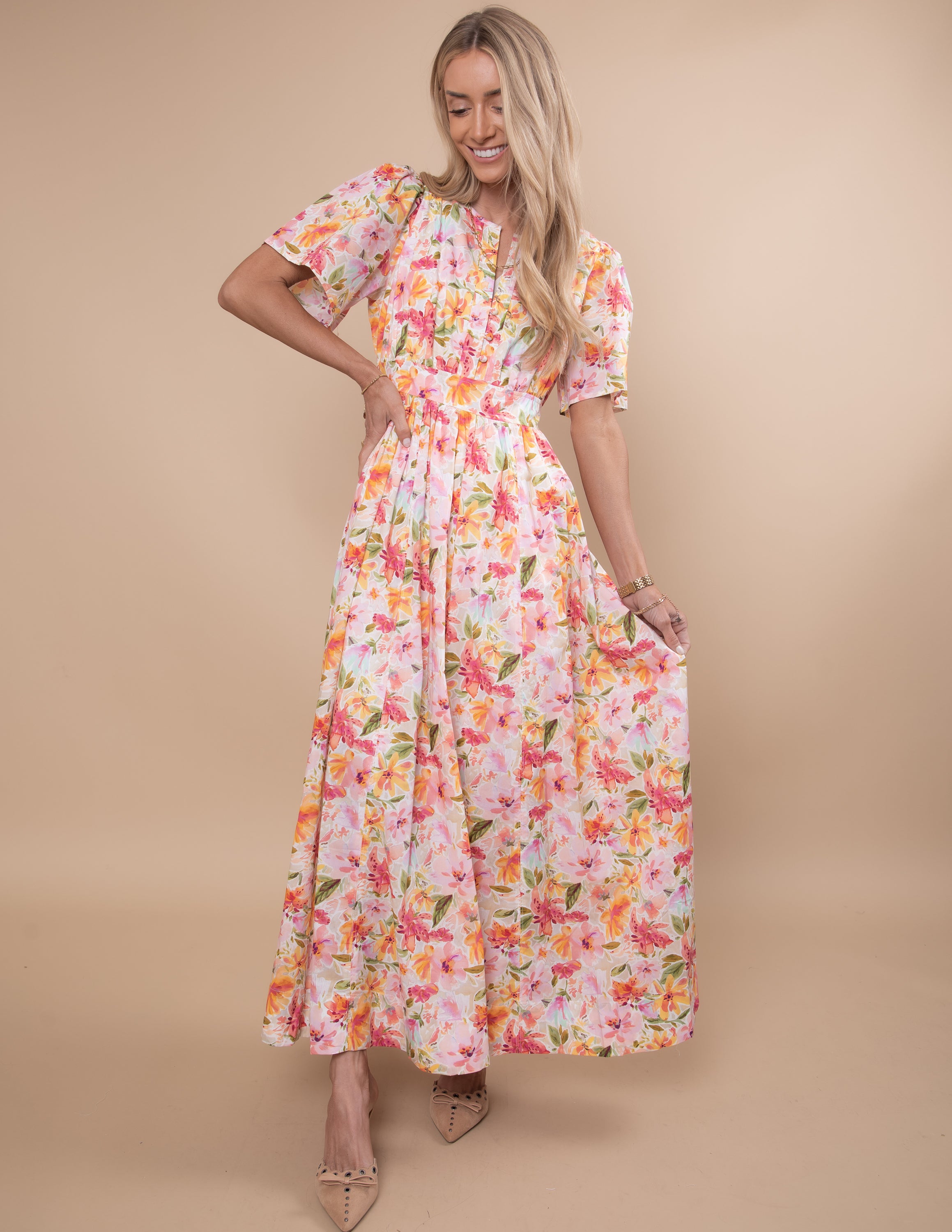 Brett Floral Dress