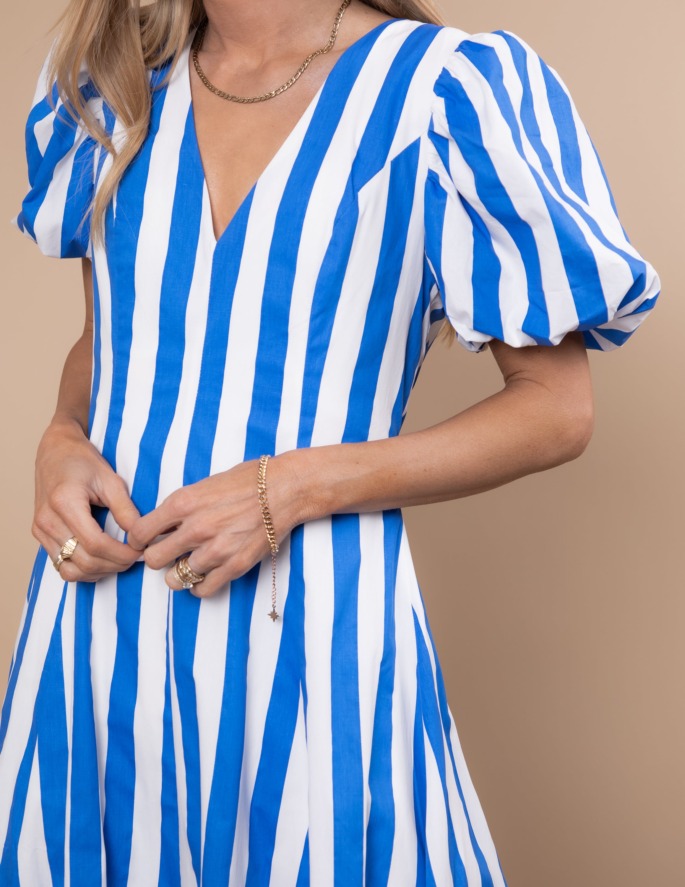Jaelyn Striped Dress