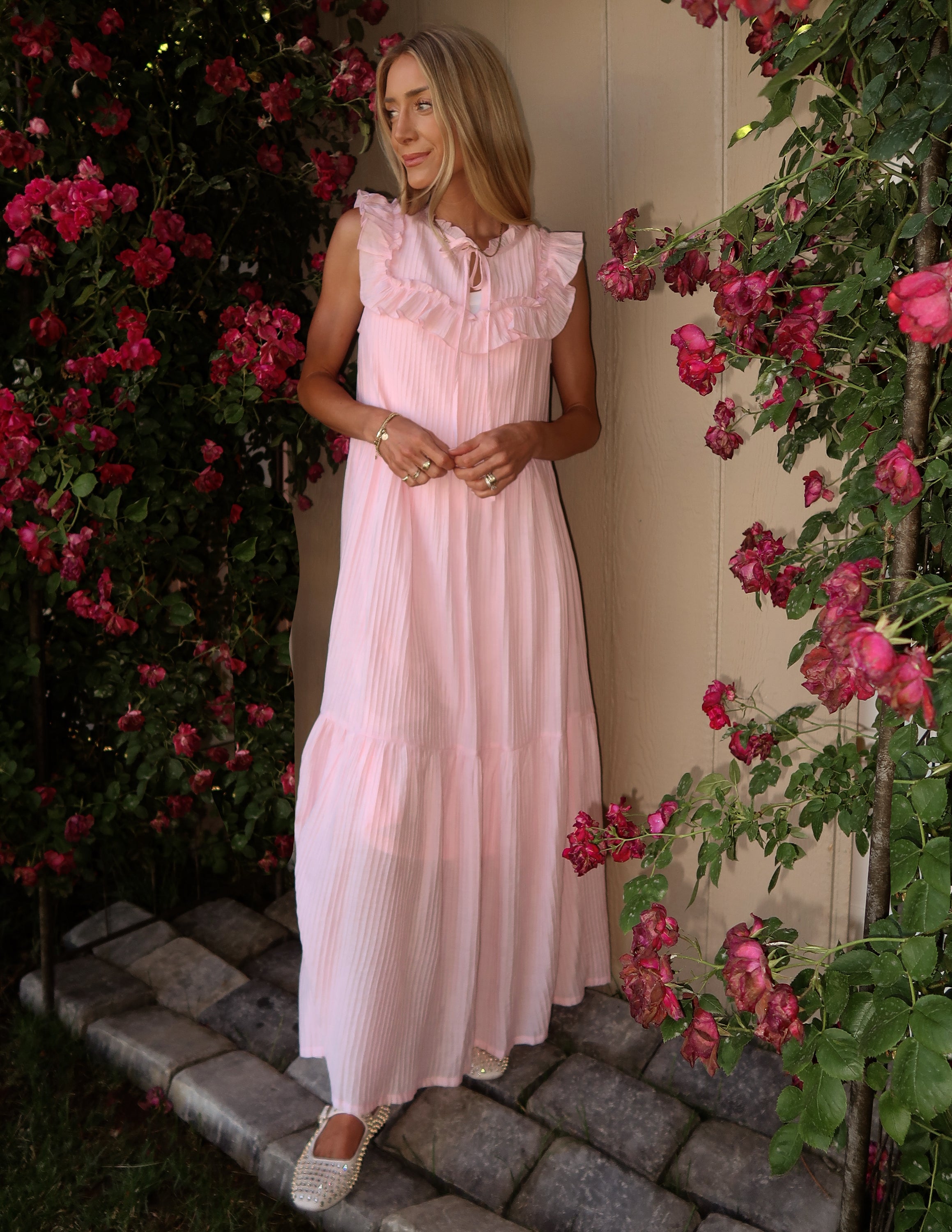 Jessica Ruffle Dress