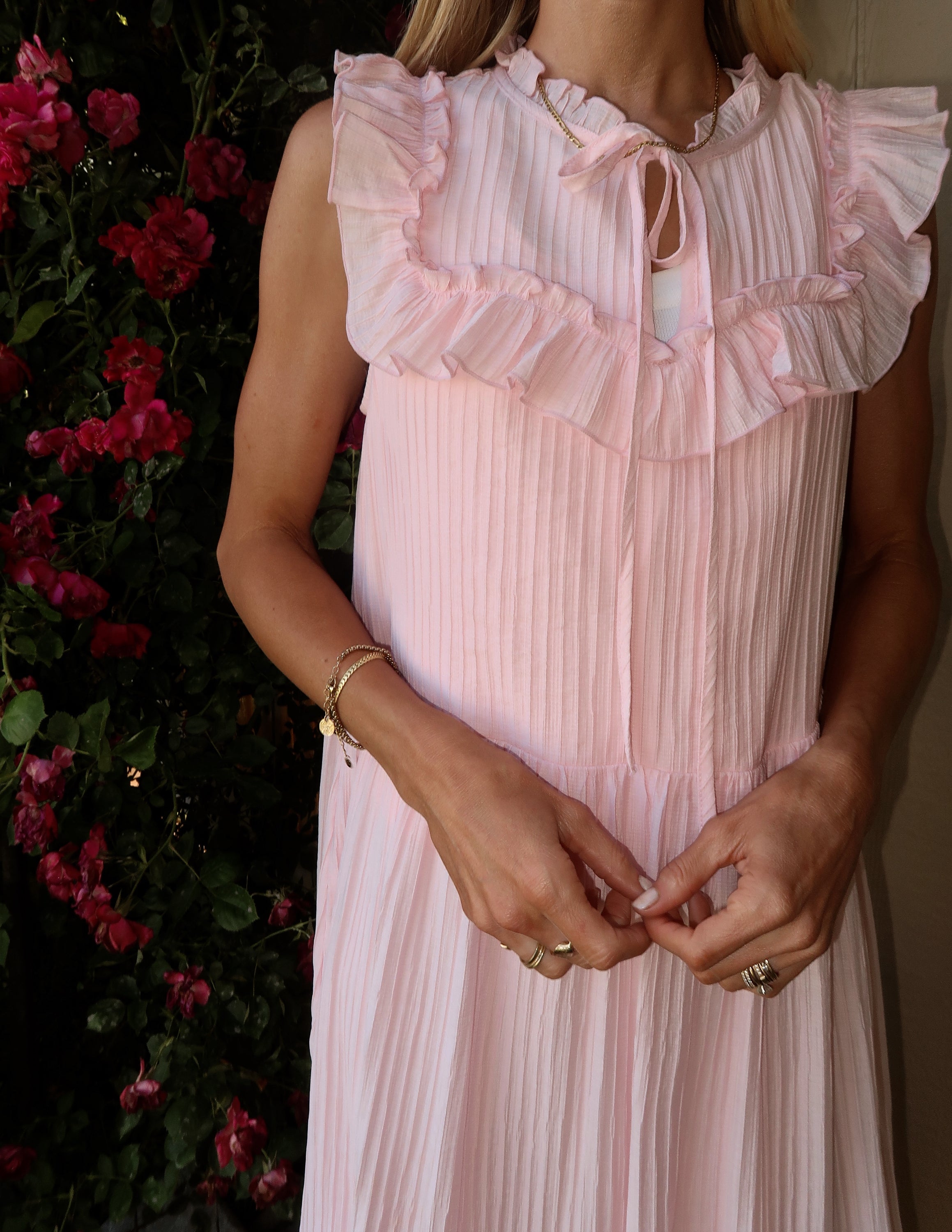 Jessica Ruffle Dress