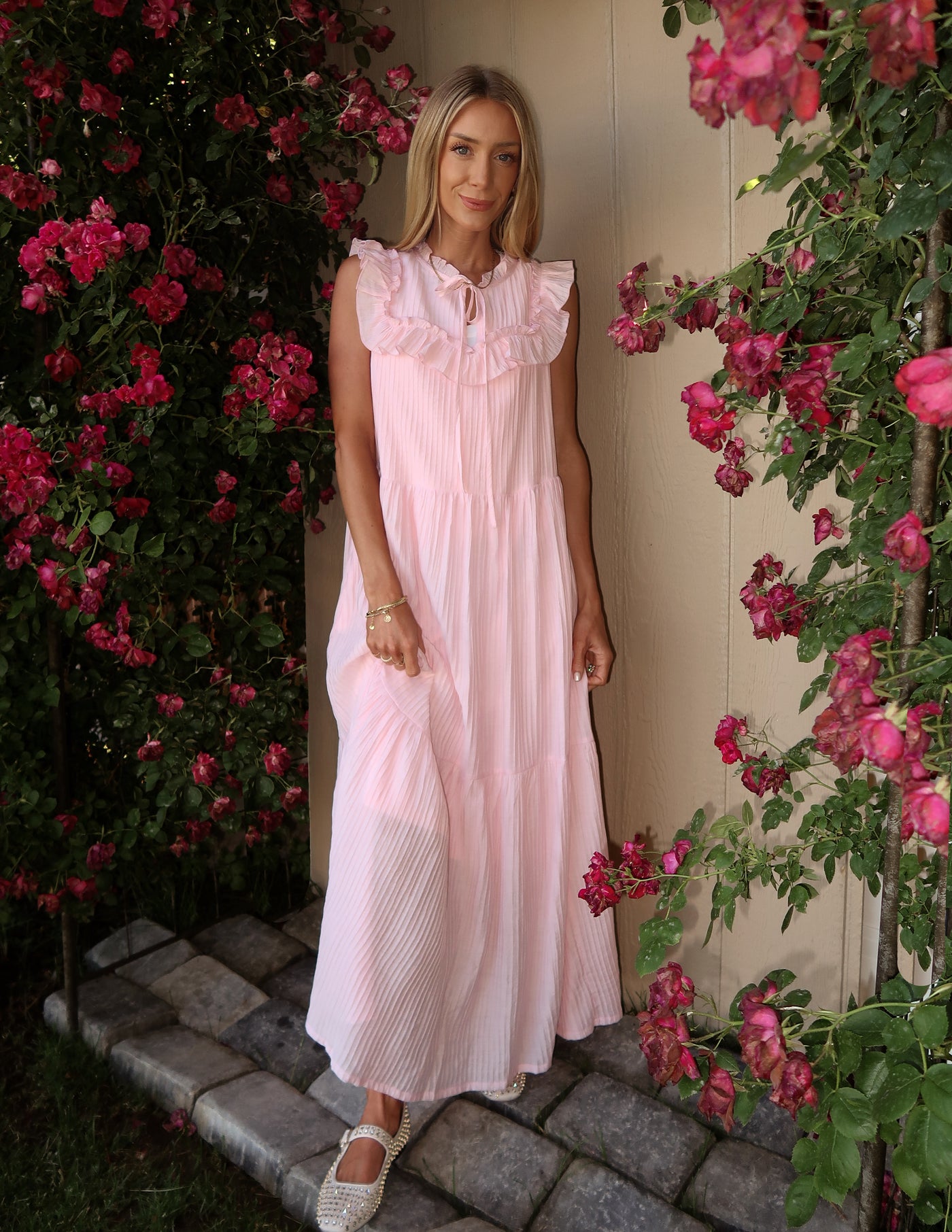 Jessica Ruffle Dress