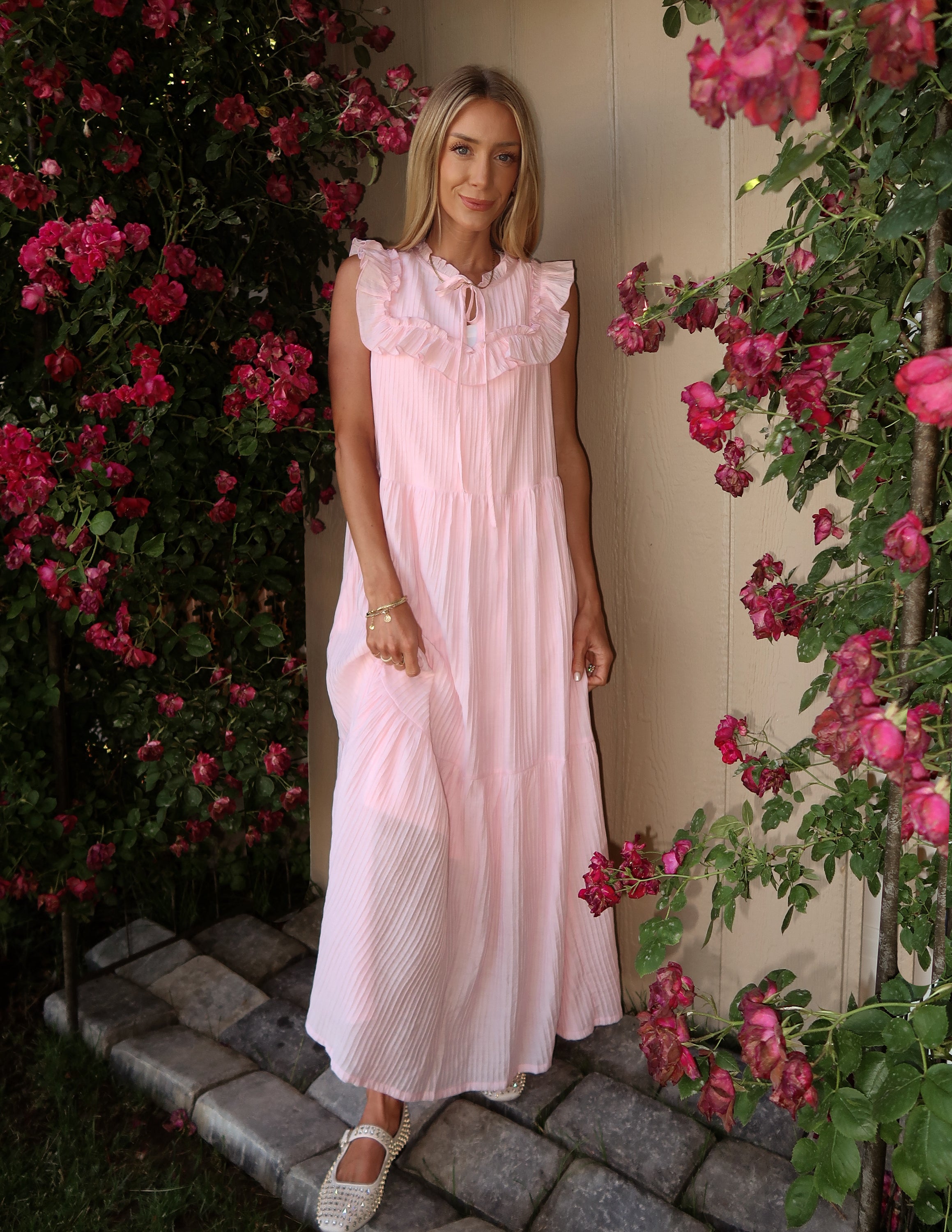 Jessica Ruffle Dress
