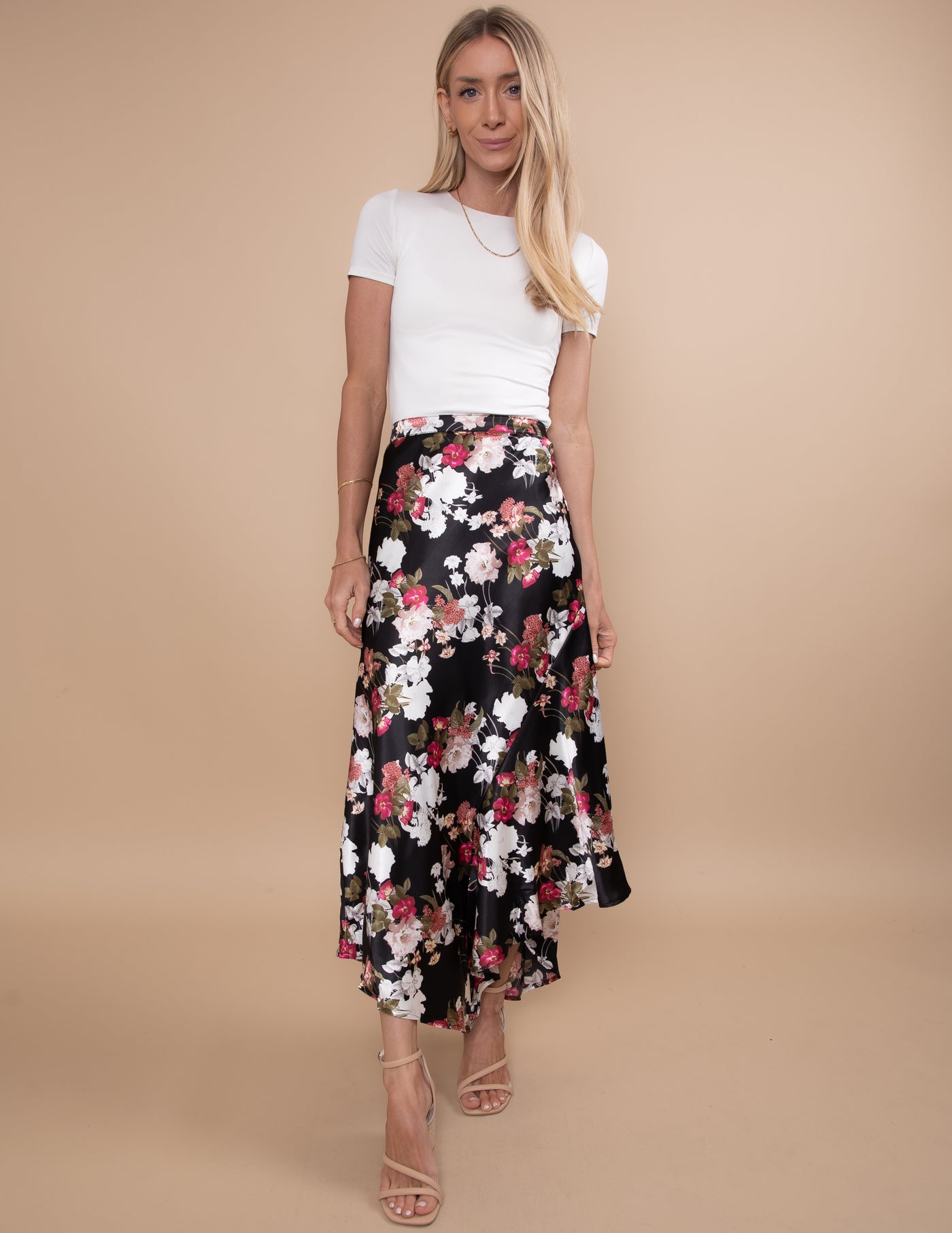 Asta Handkerchief Midi Skirt