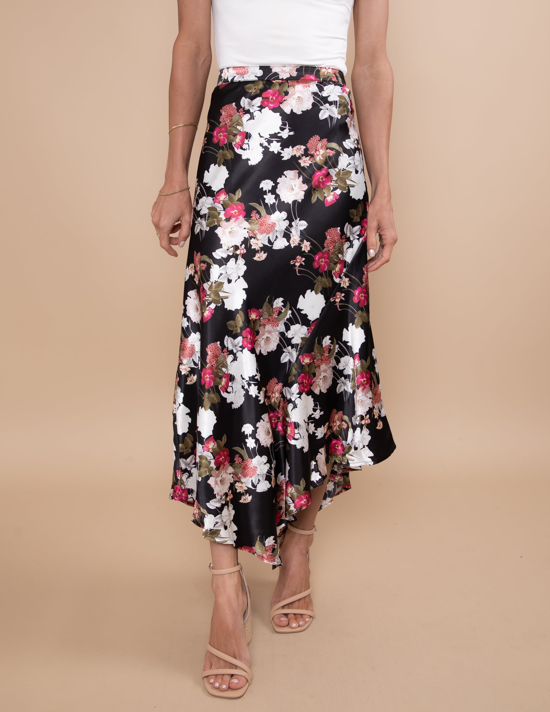 Asta Handkerchief Midi Skirt