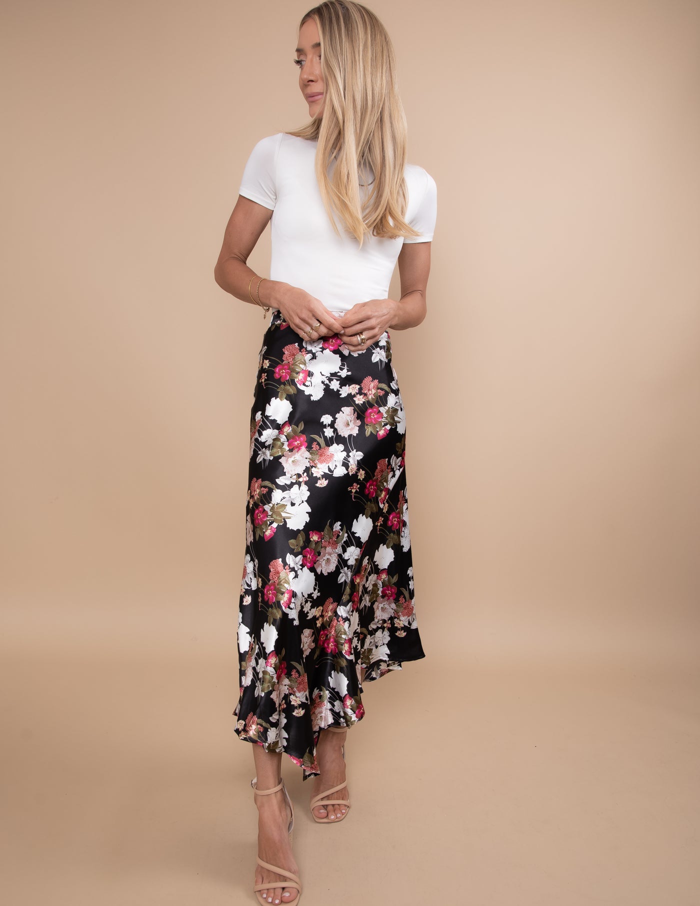 Asta Handkerchief Midi Skirt
