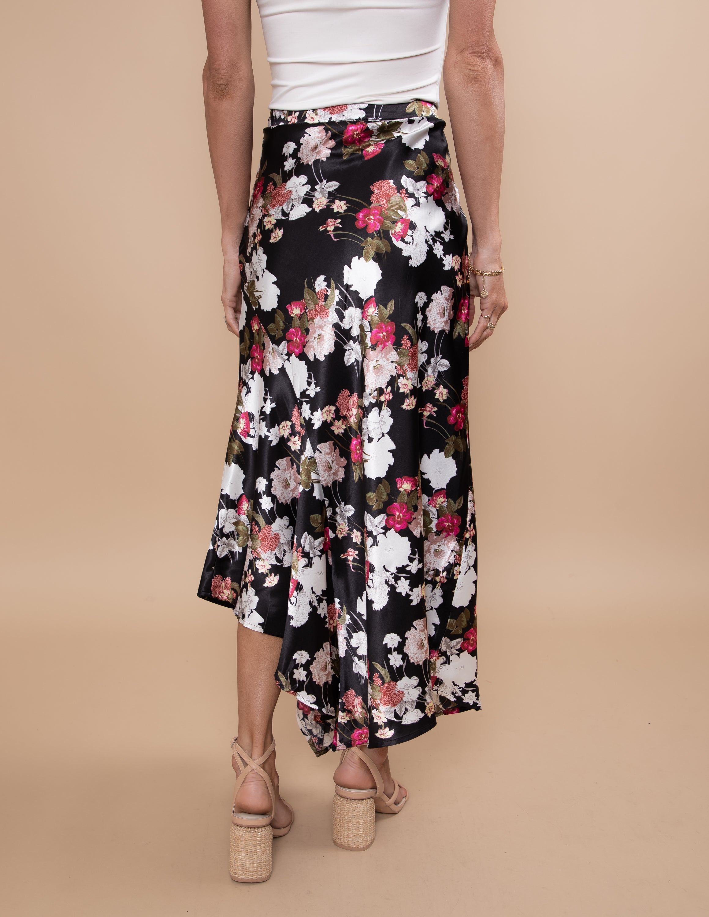 Asta Handkerchief Midi Skirt