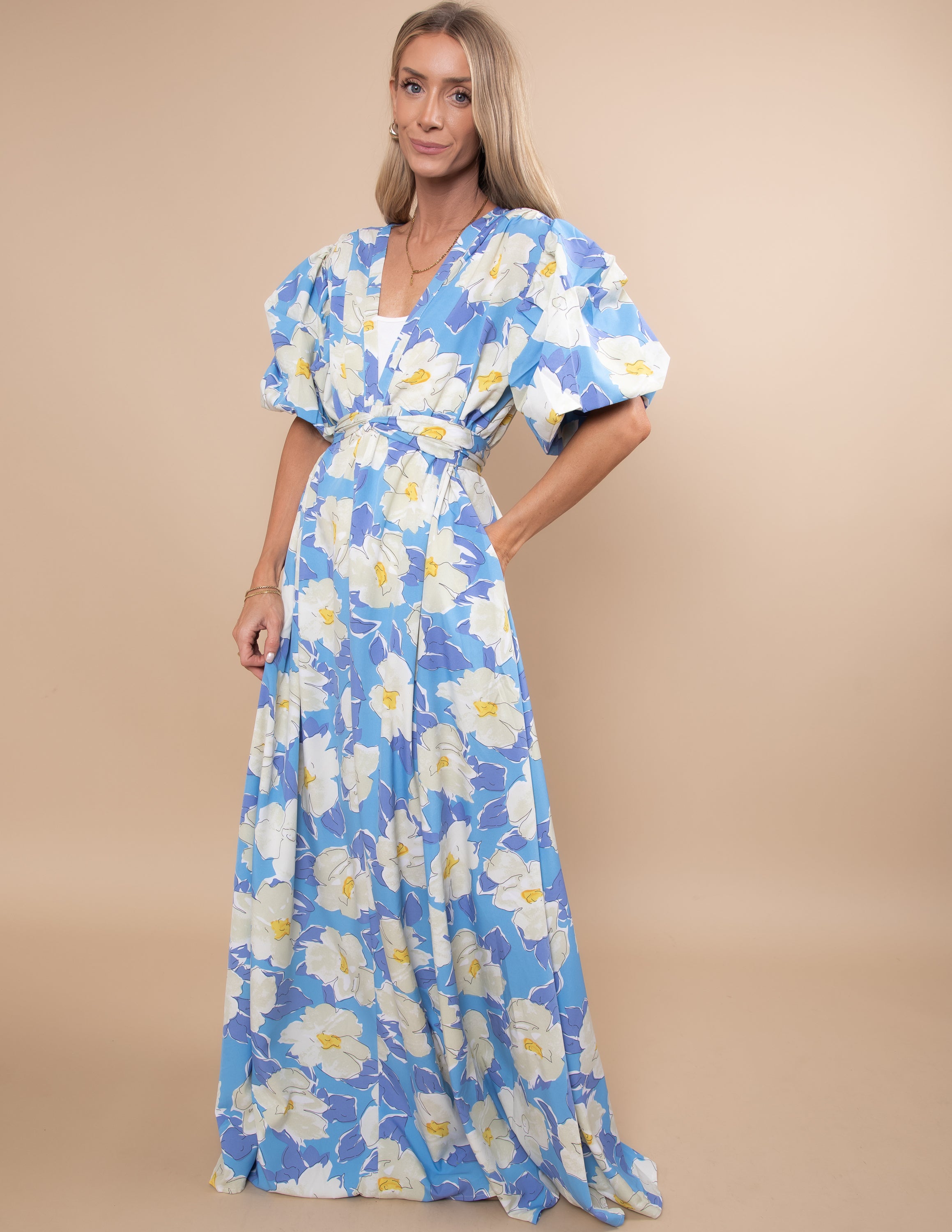 Anna Floral Maxi Dress