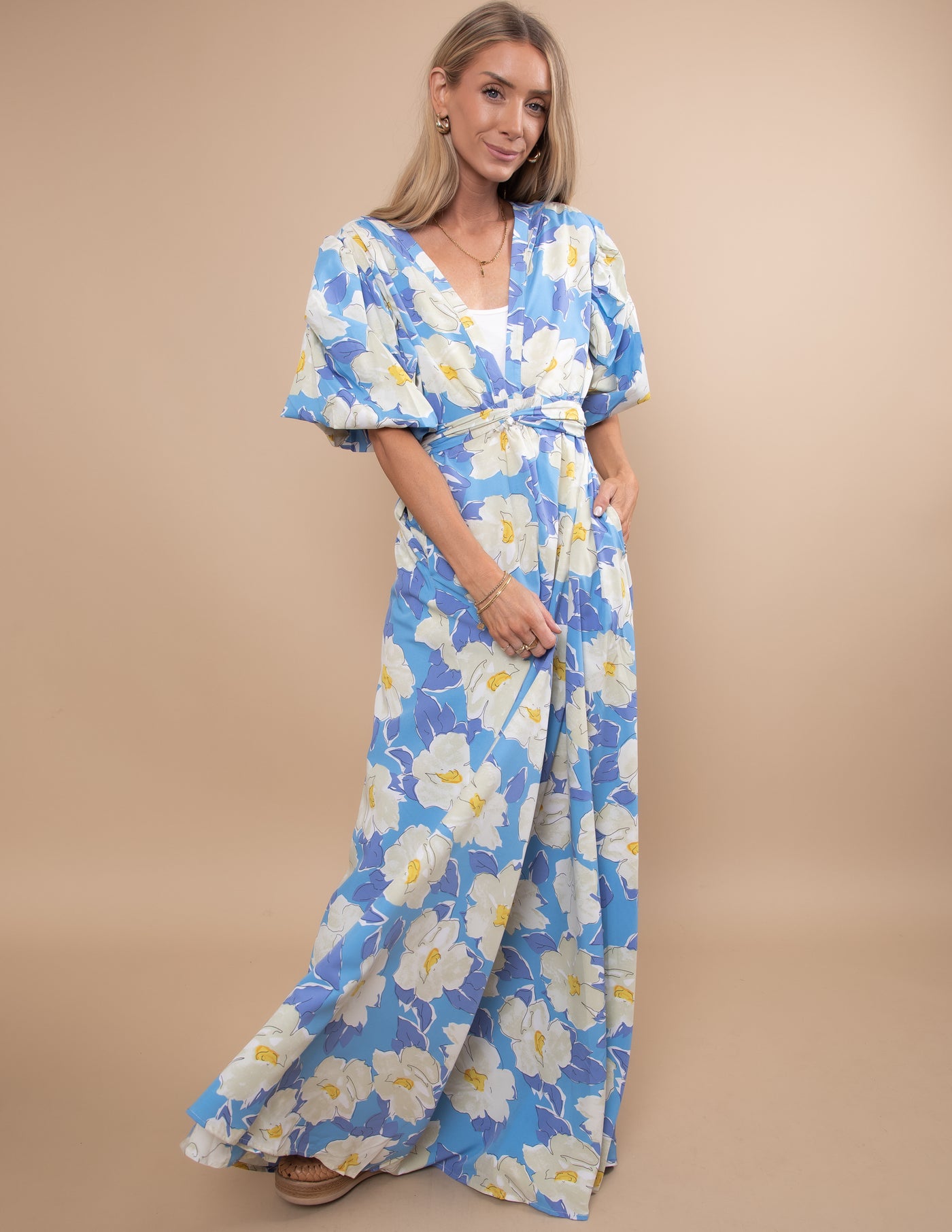 Anna Floral Maxi Dress