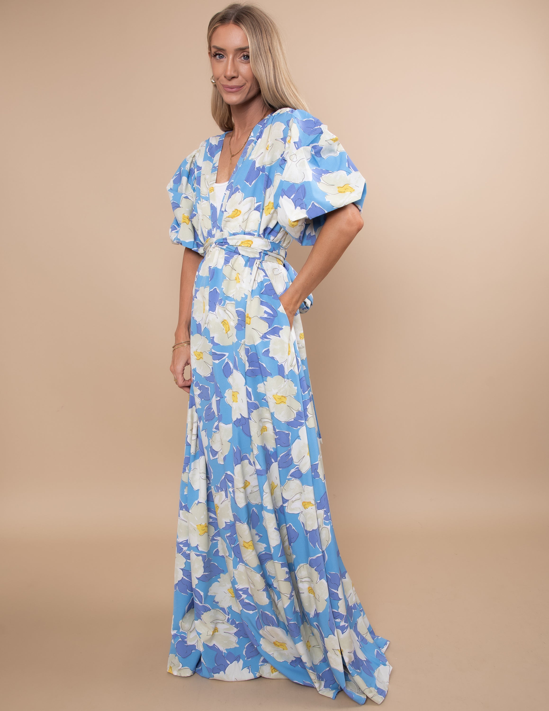 Anna Floral Maxi Dress