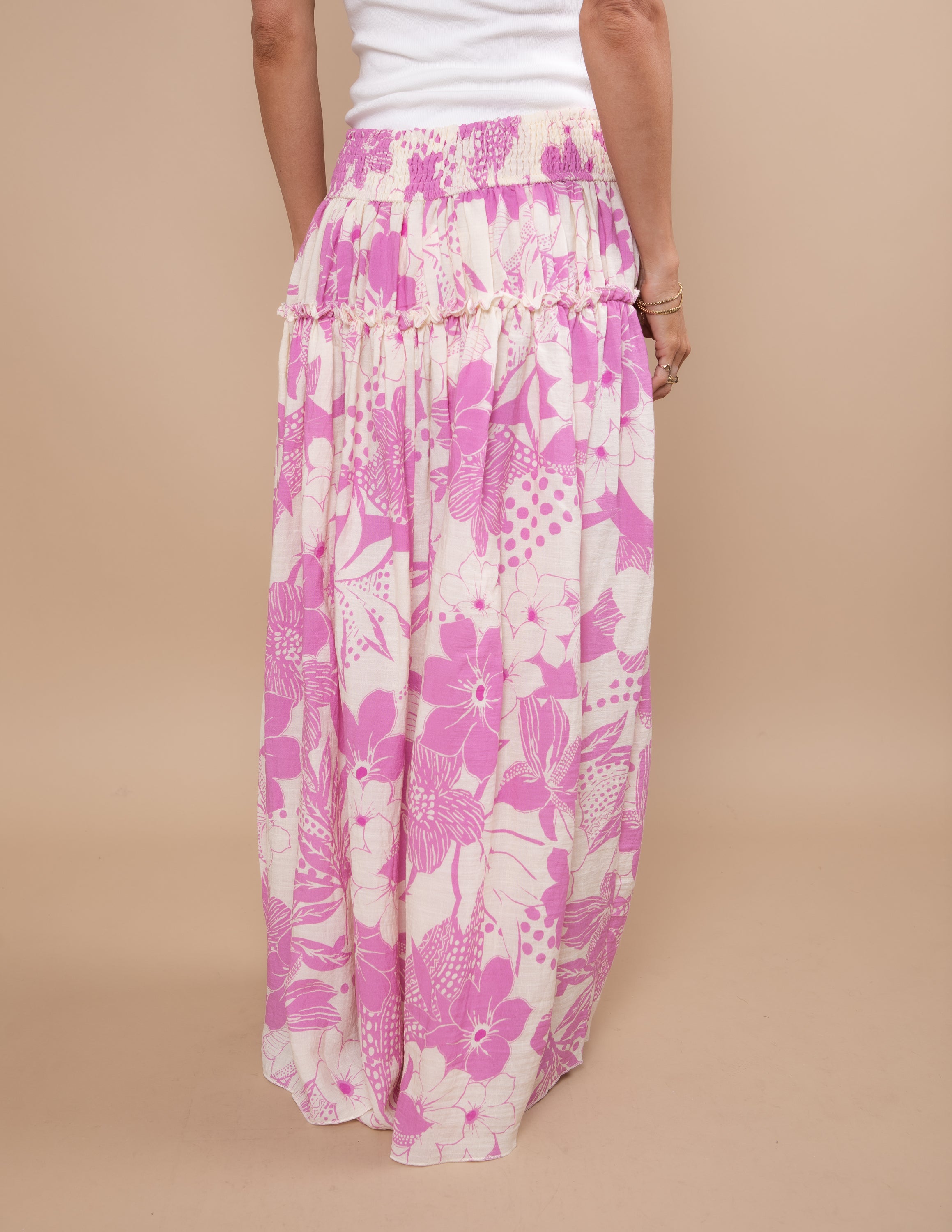 Paradise Petals Maxi Skirt