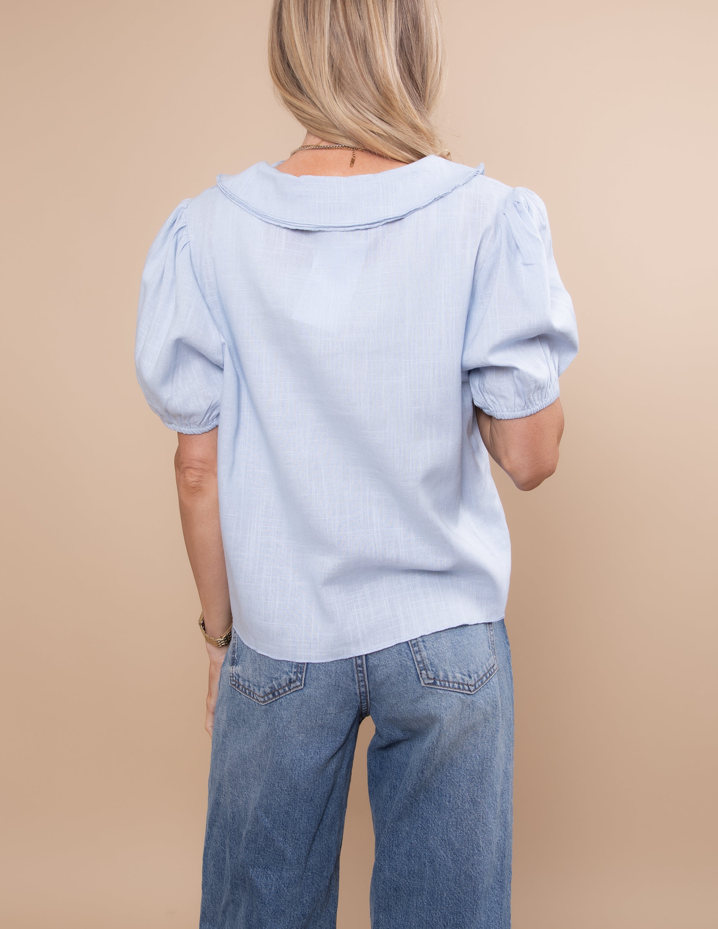 Seaside Linen Blouse