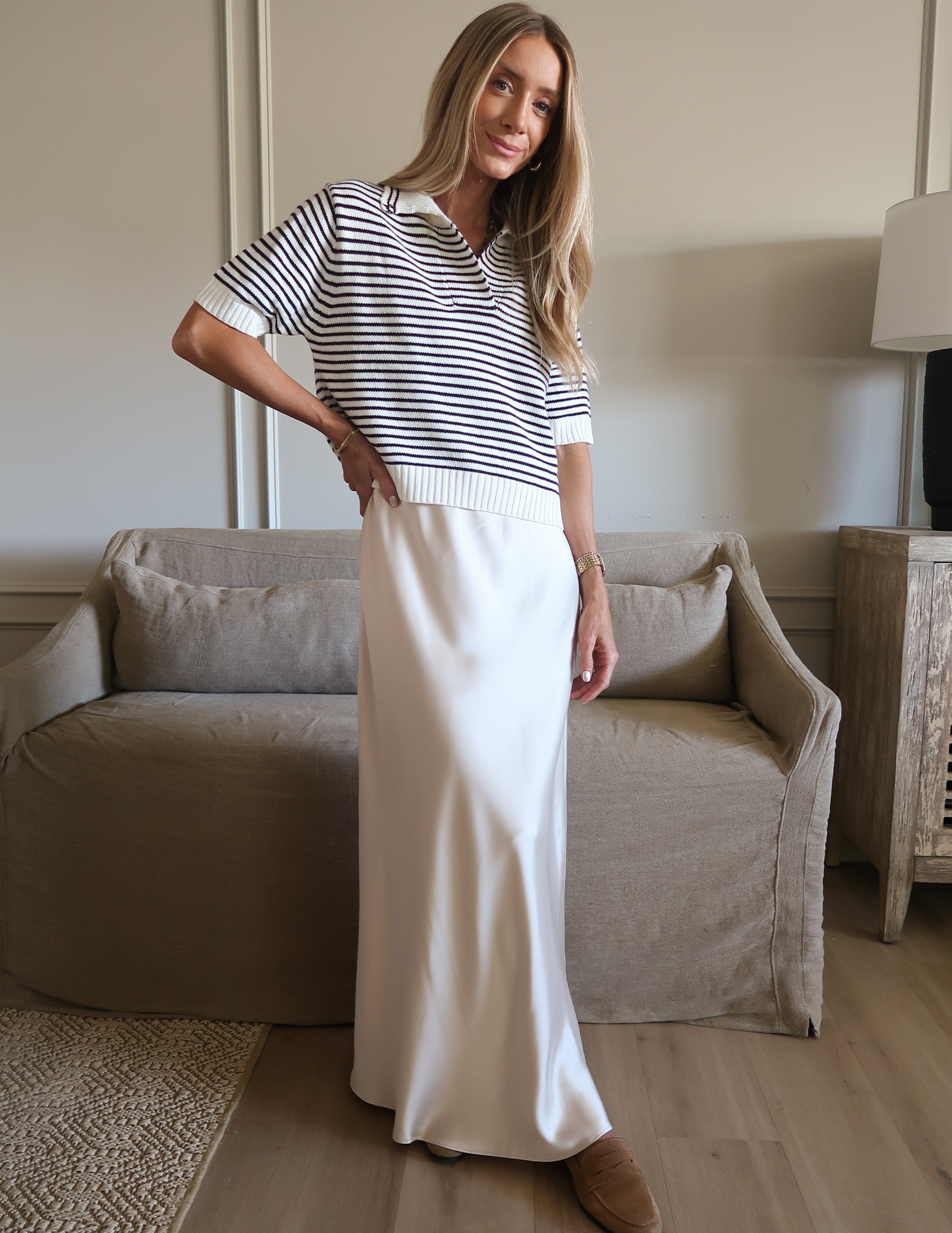 Annabelle Satin Skirt