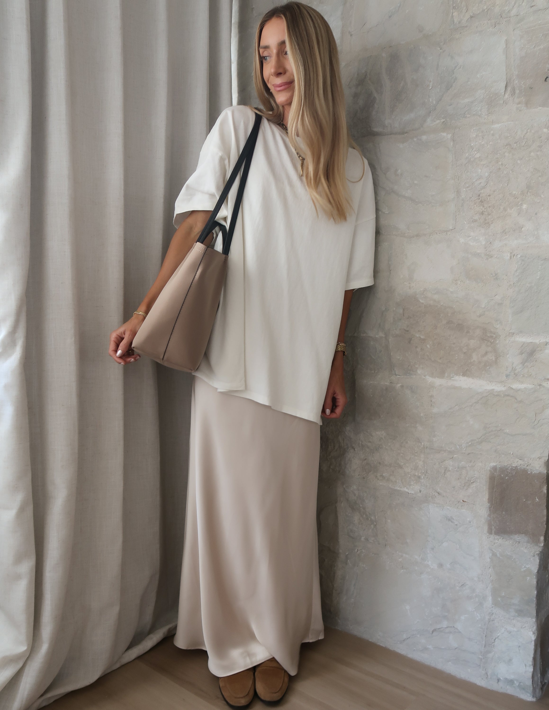 Annabelle Satin Skirt