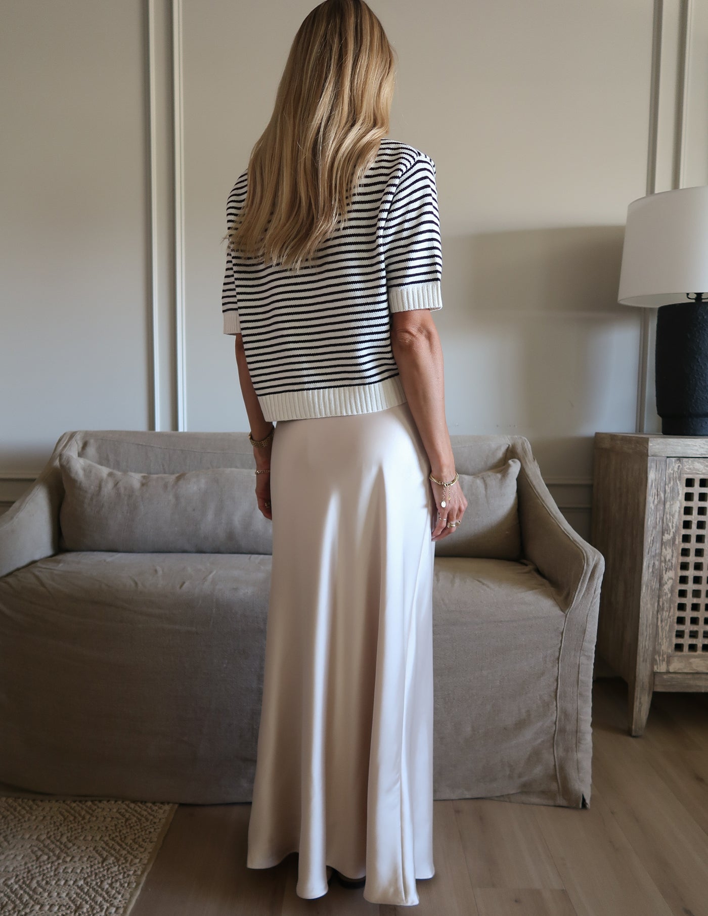 Annabelle Satin Skirt