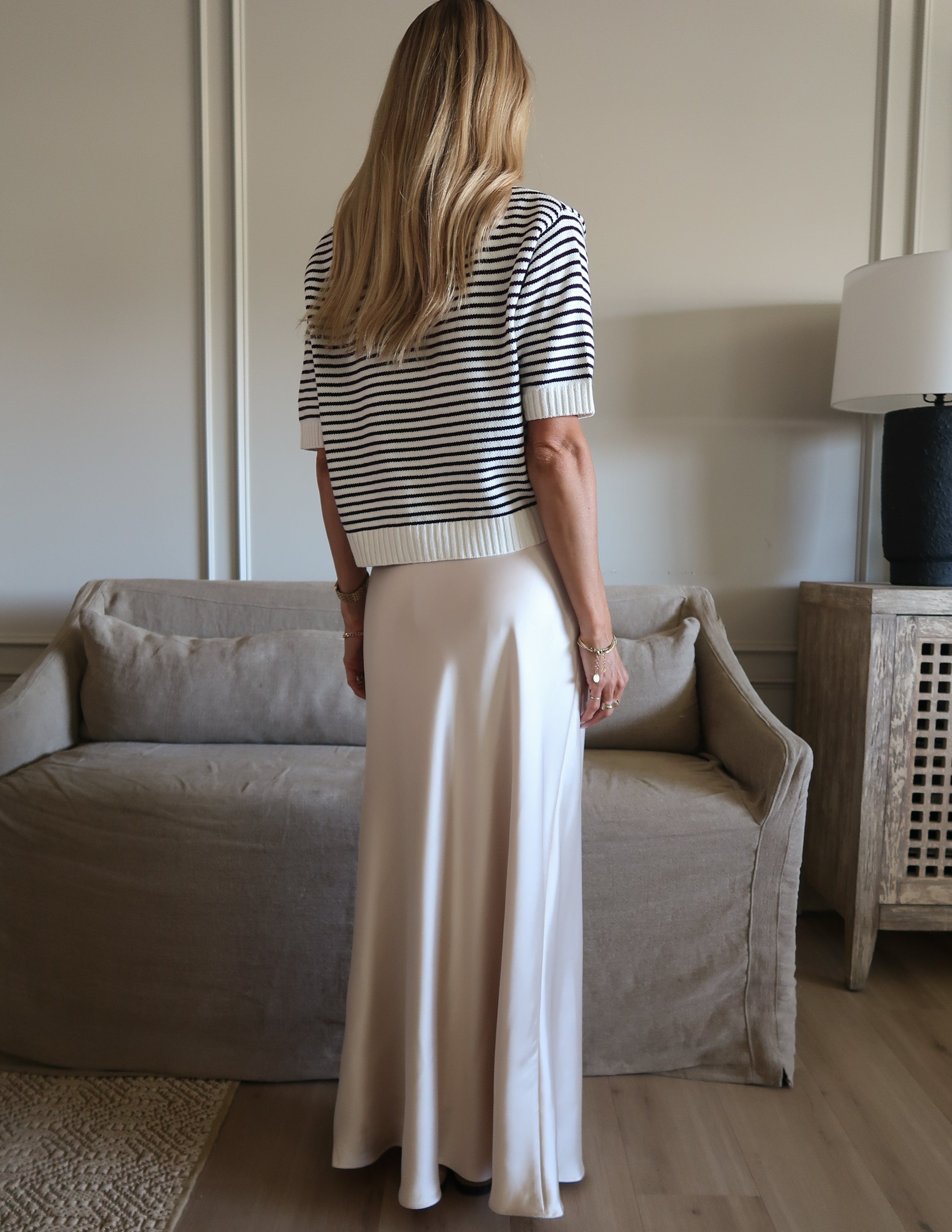 Annabelle Satin Skirt