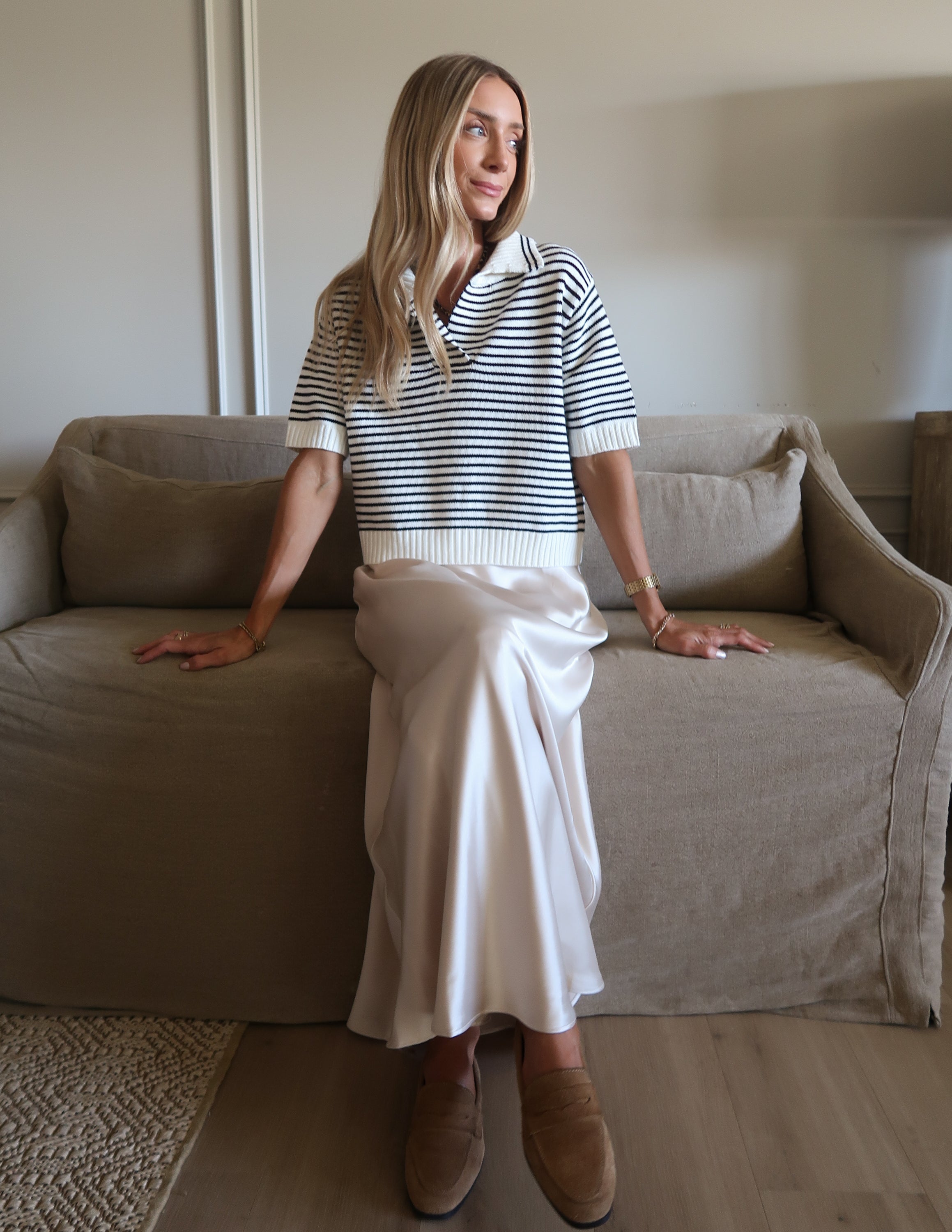 Annabelle Satin Skirt