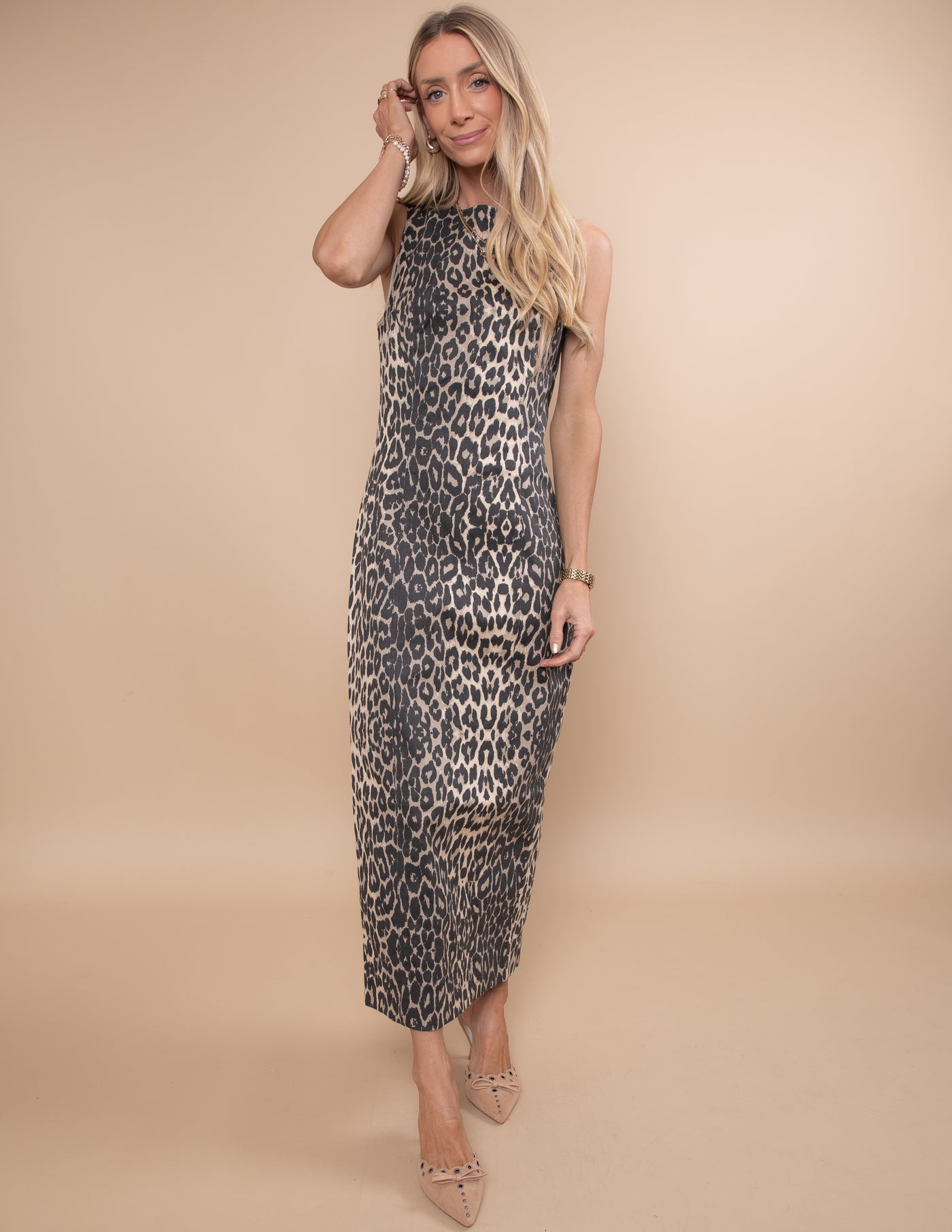 Nyla Leopard Bodycon Dress