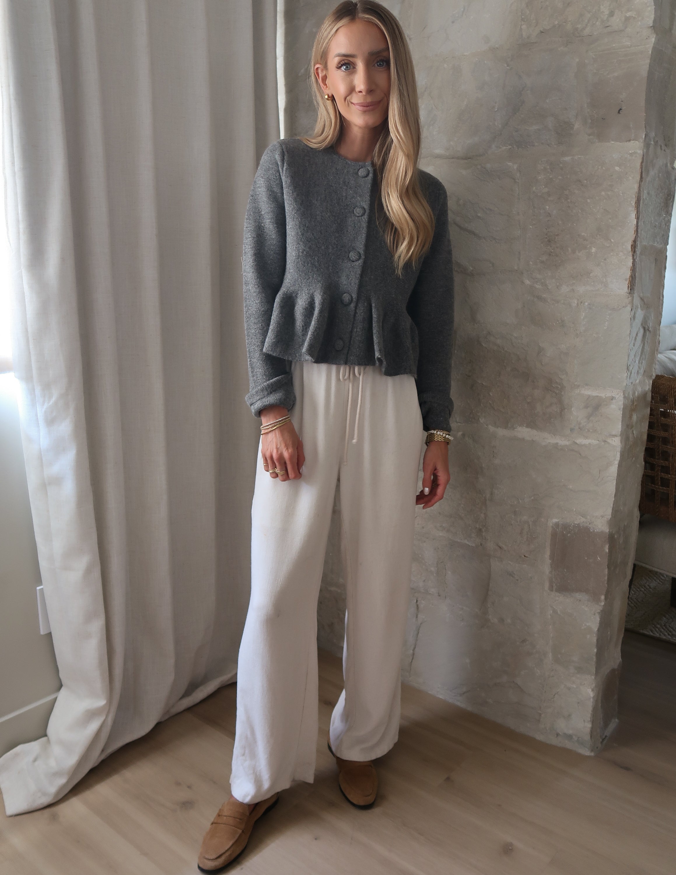 Milan Peplum Top