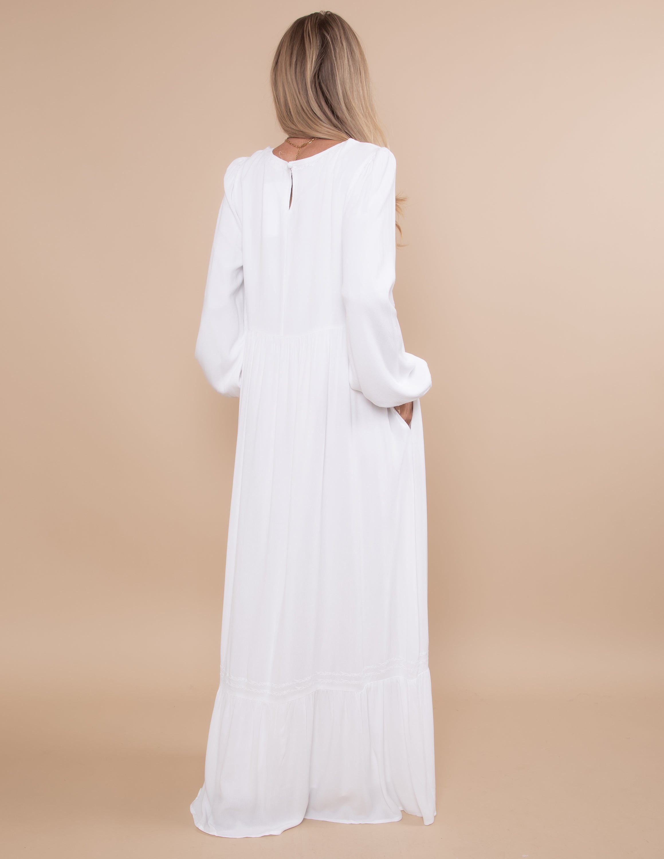 Starlight Embroidered Temple Dress