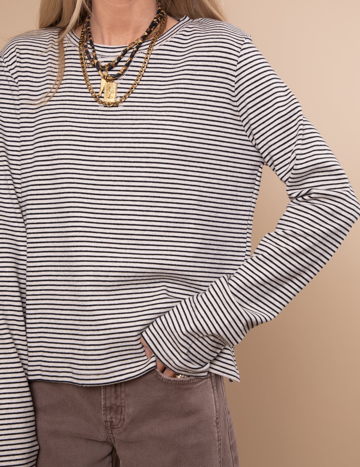 Zayla Striped Top