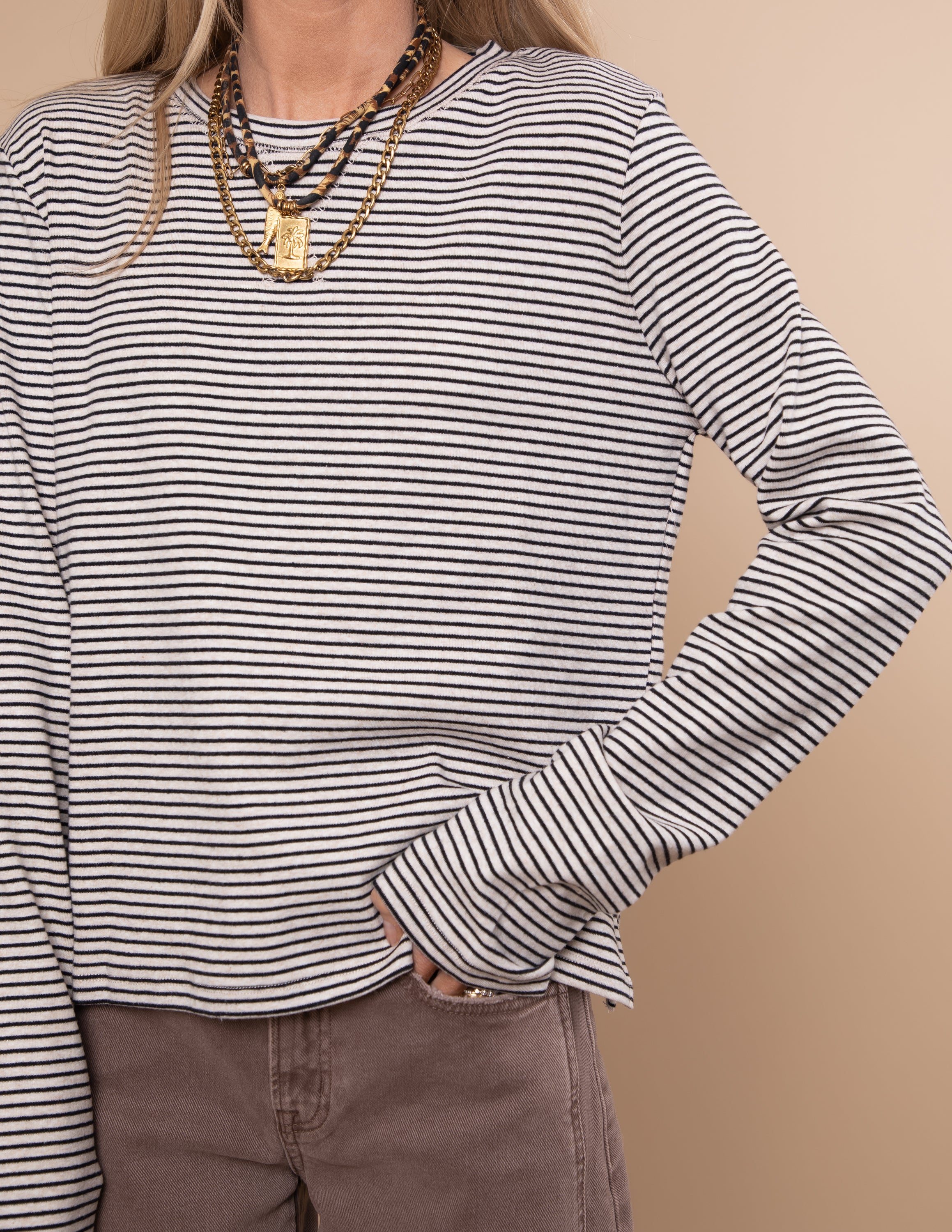 Zayla Striped Top