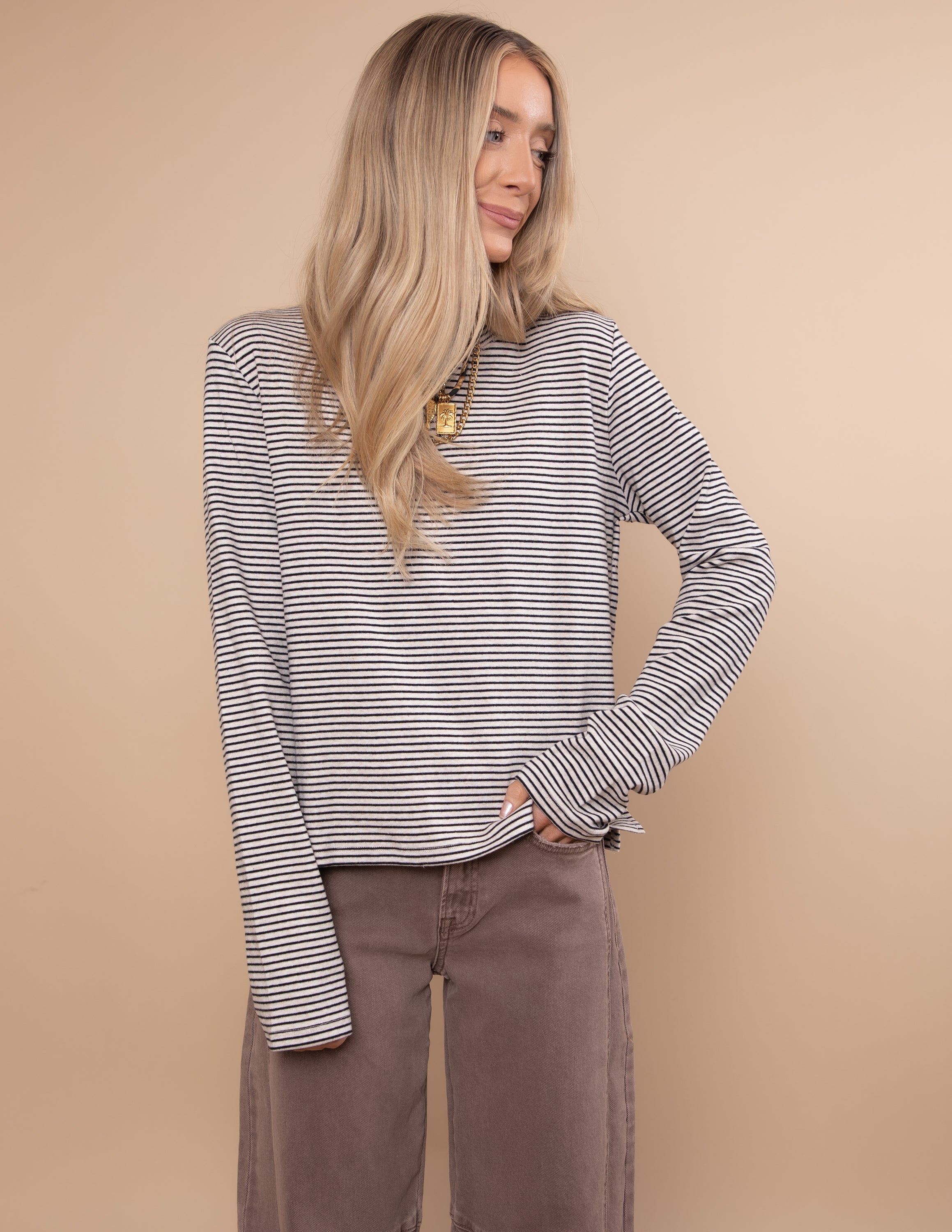 Zayla Striped Top