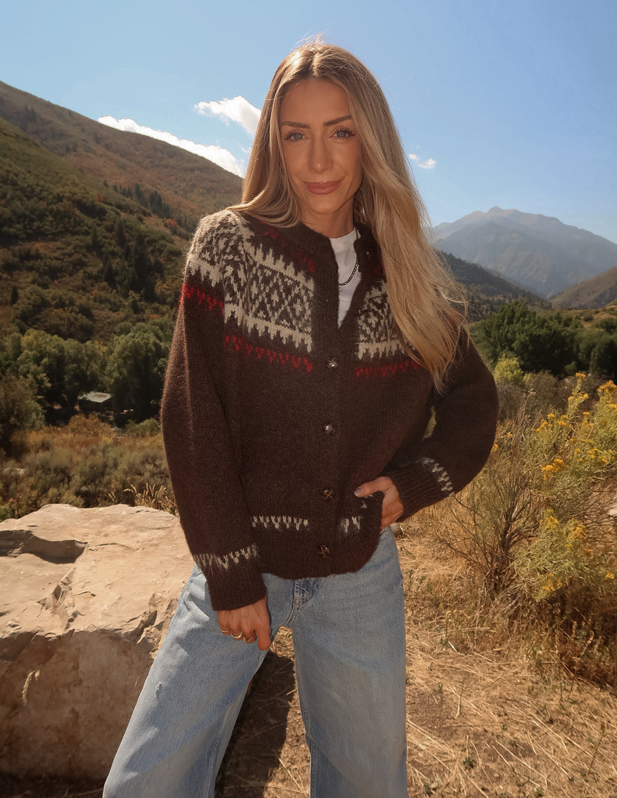 Nordic Fair Isle Cardigan