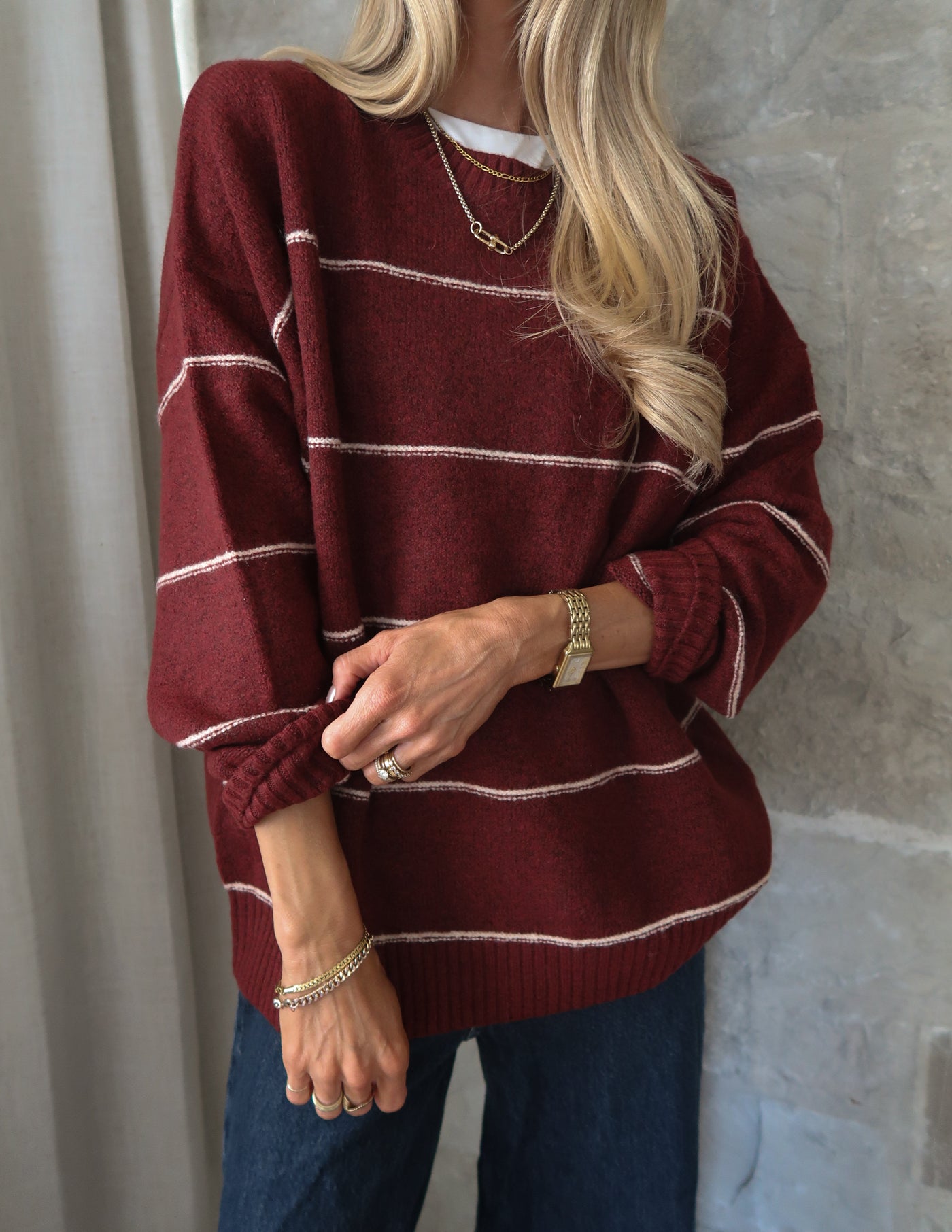 Weekender Striped Sweater
