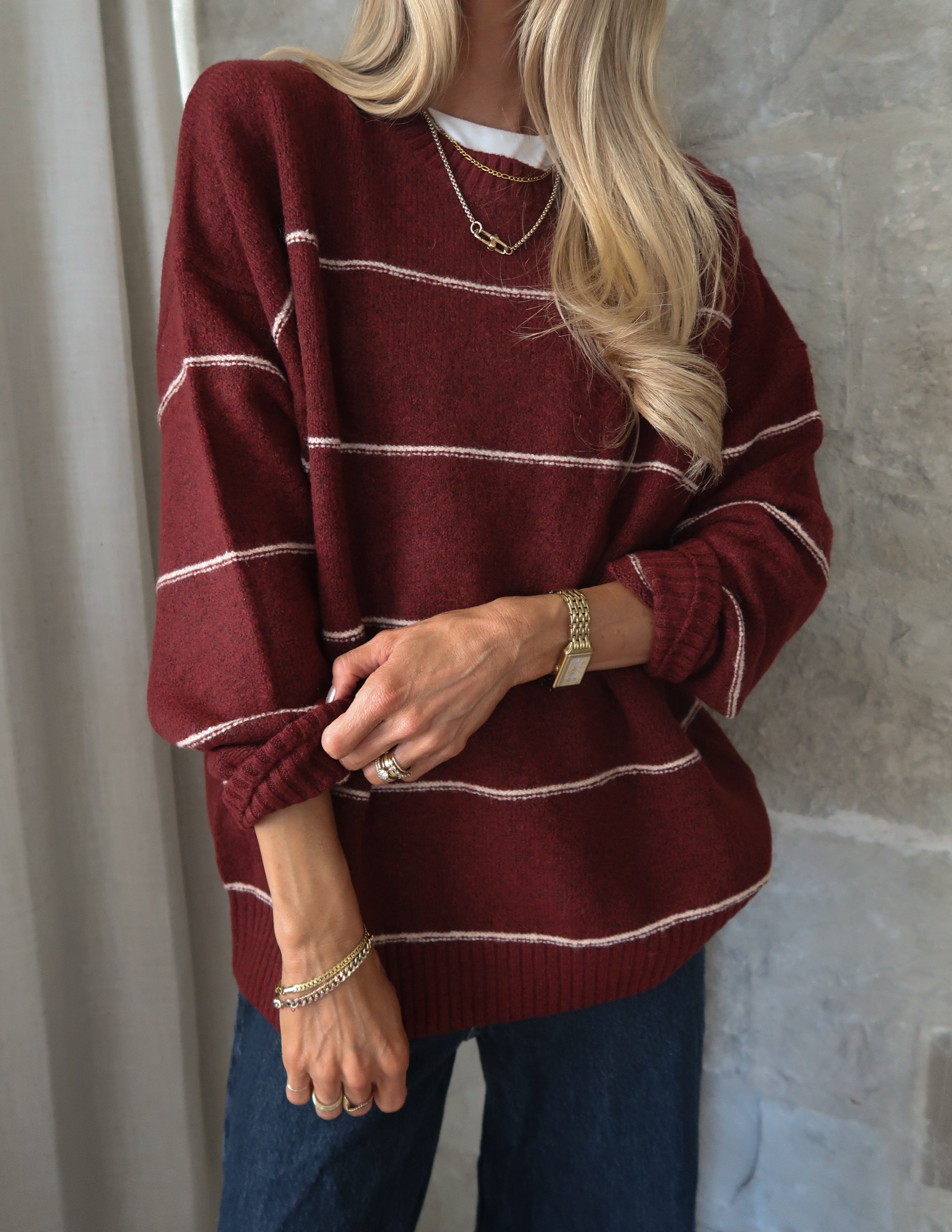 Weekender Striped Sweater