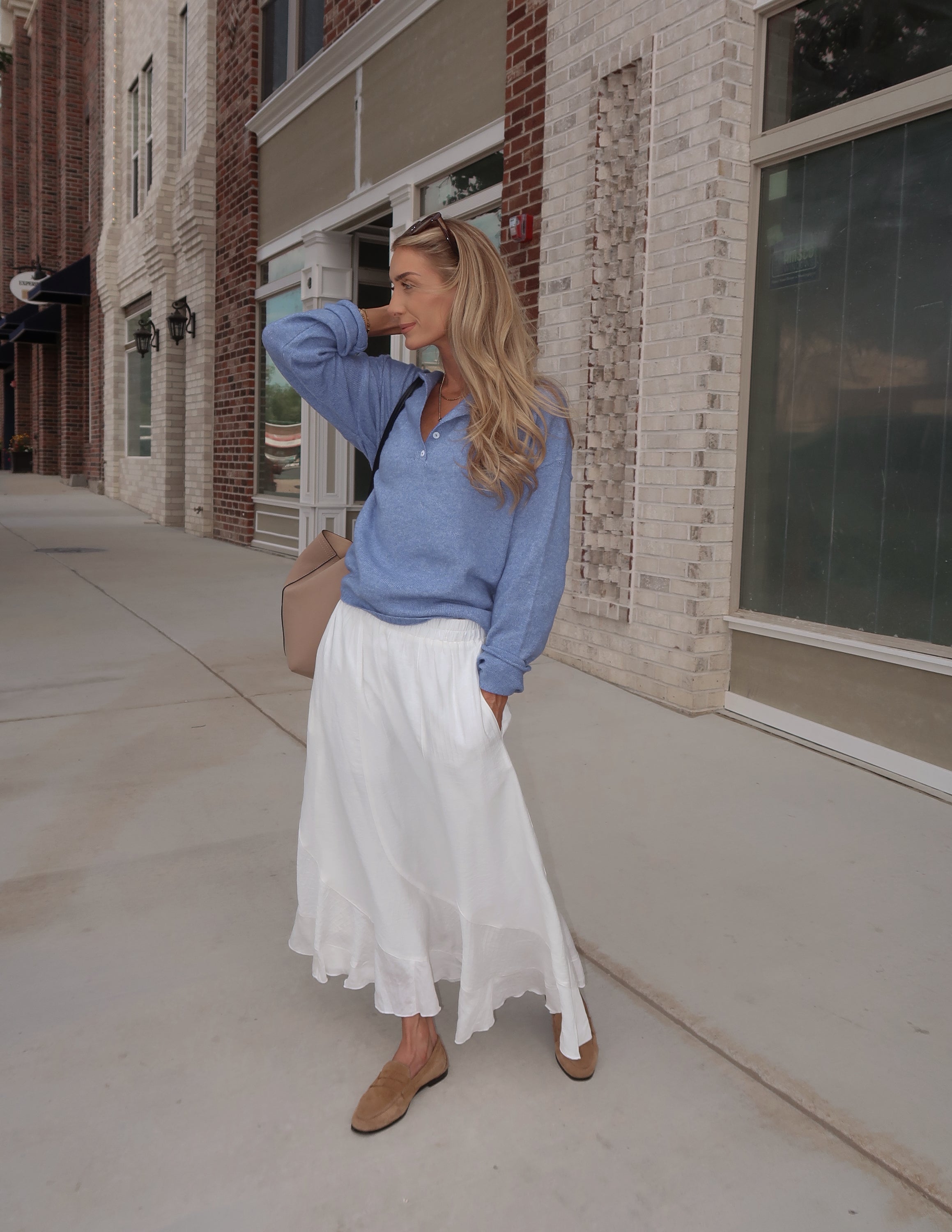 Chambray Cloud Pullover