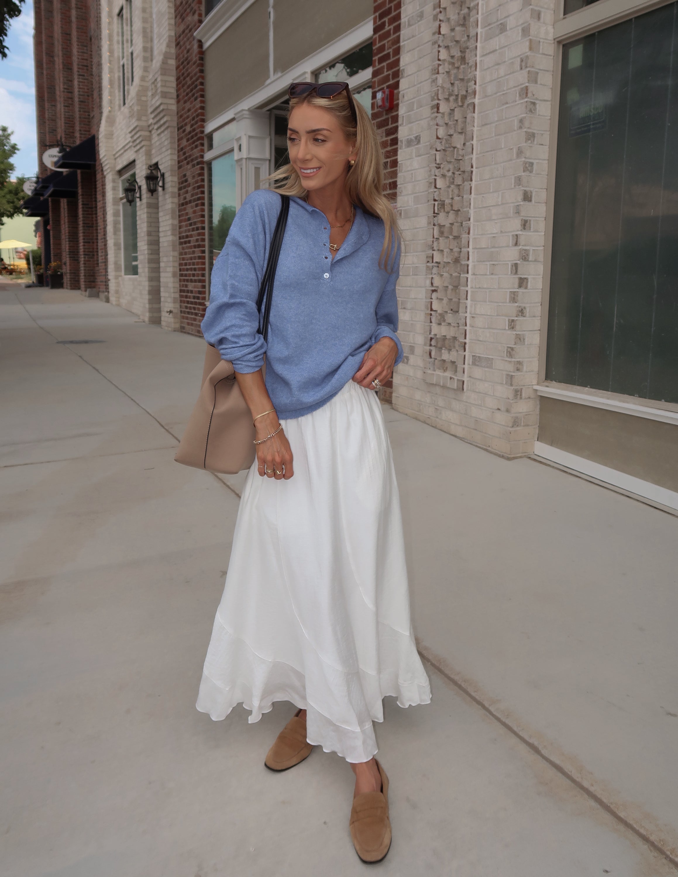 Chambray Cloud Pullover