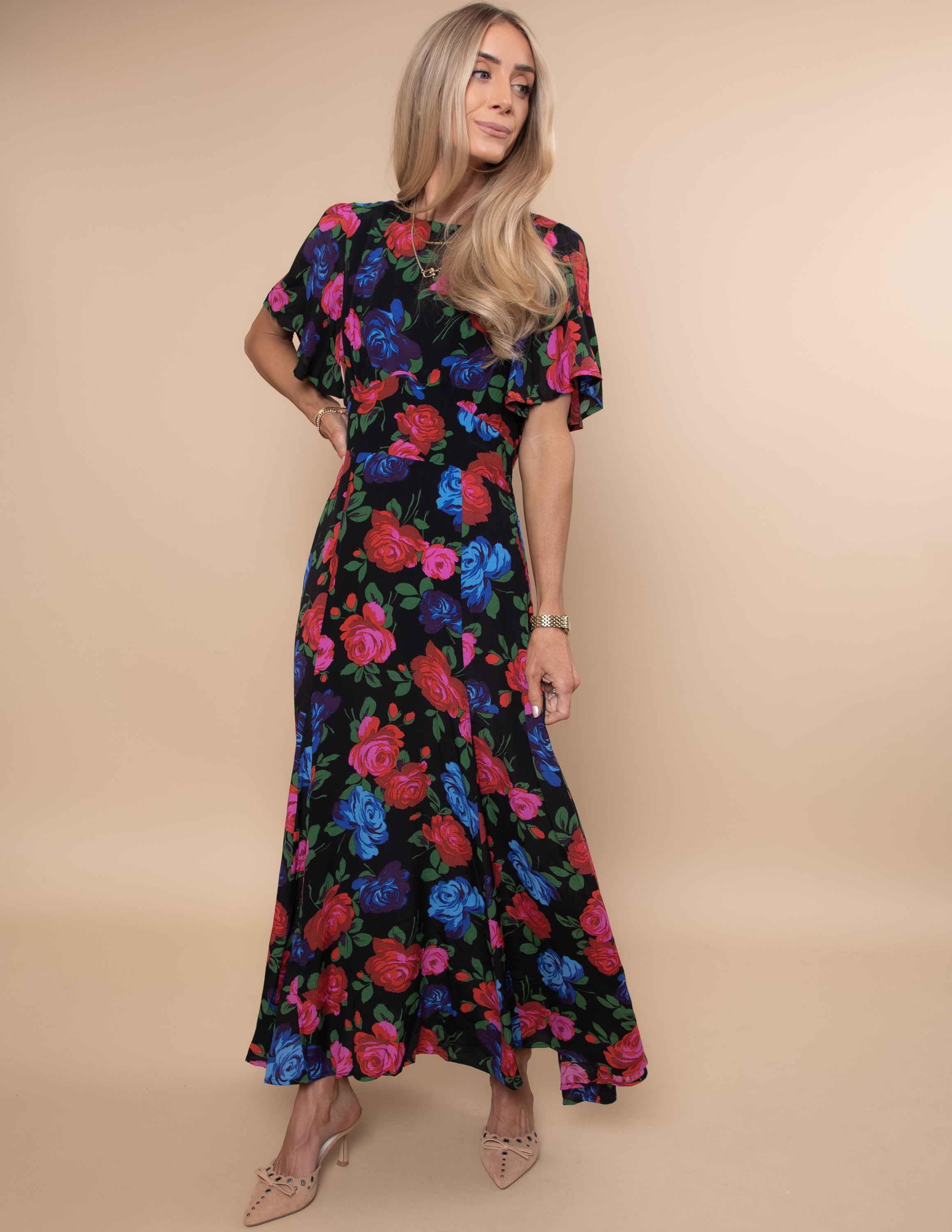 Painted Roses Dress