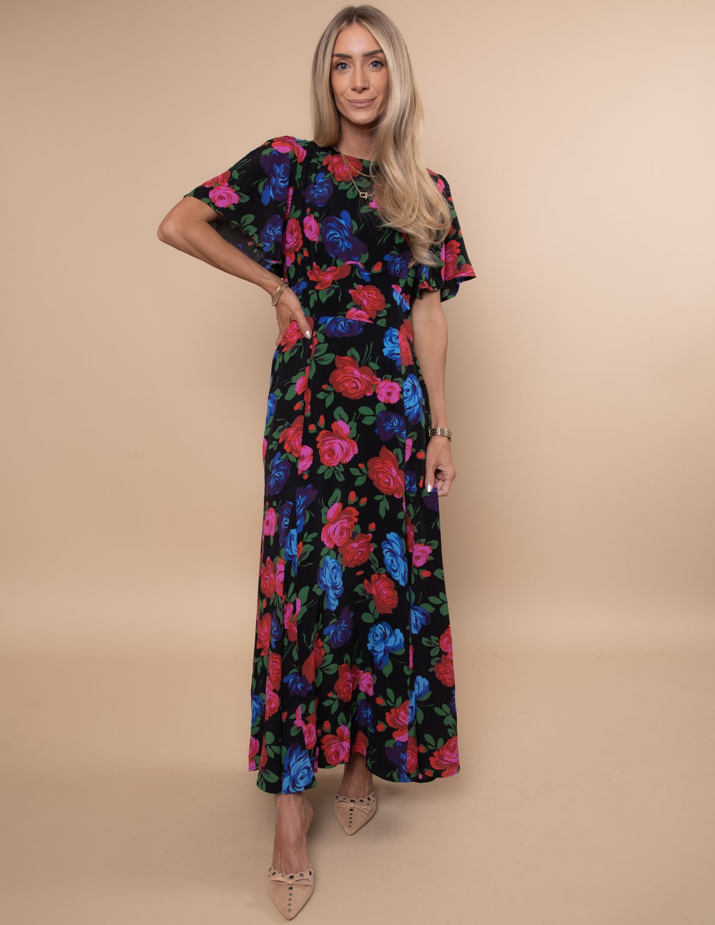 Painted Roses Dress