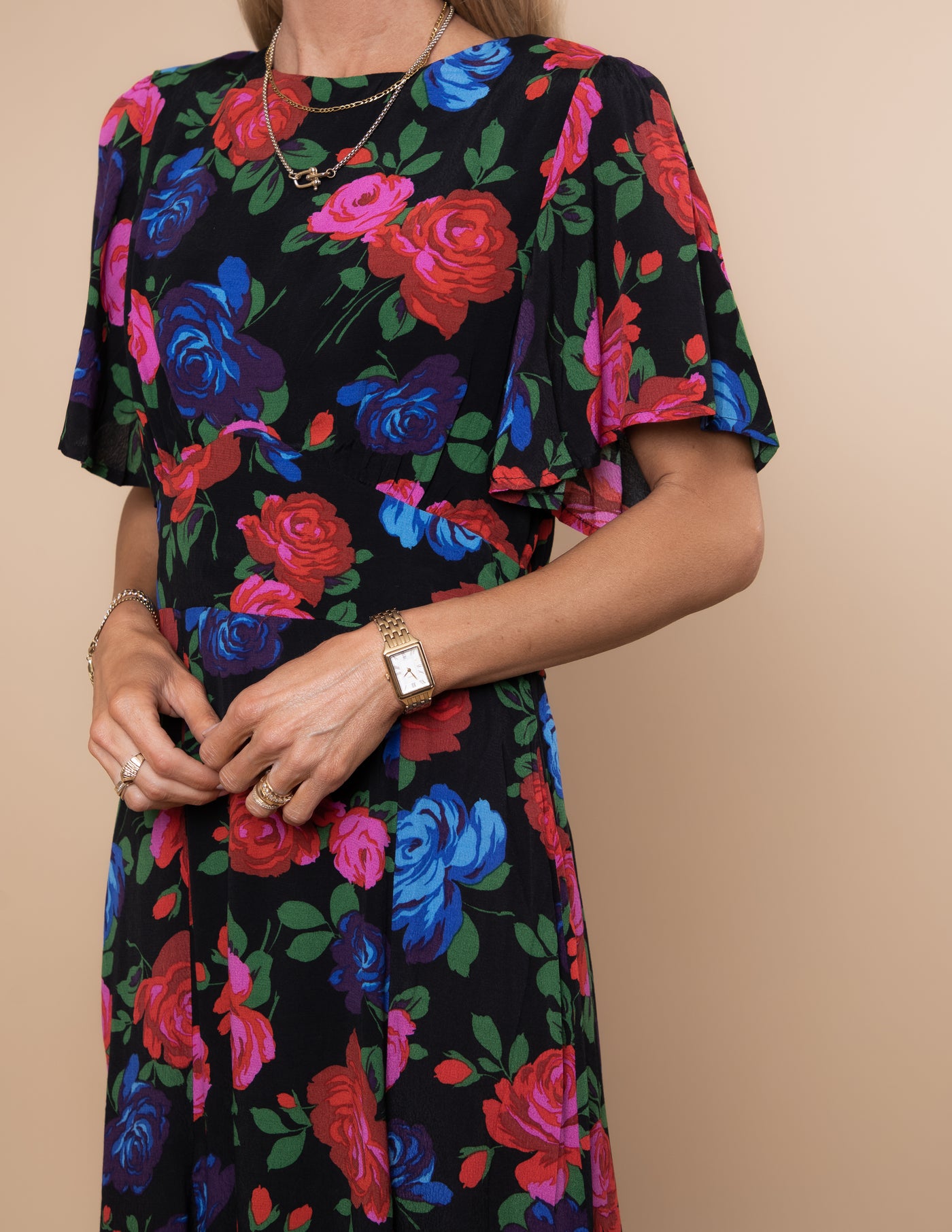 Painted Roses Dress