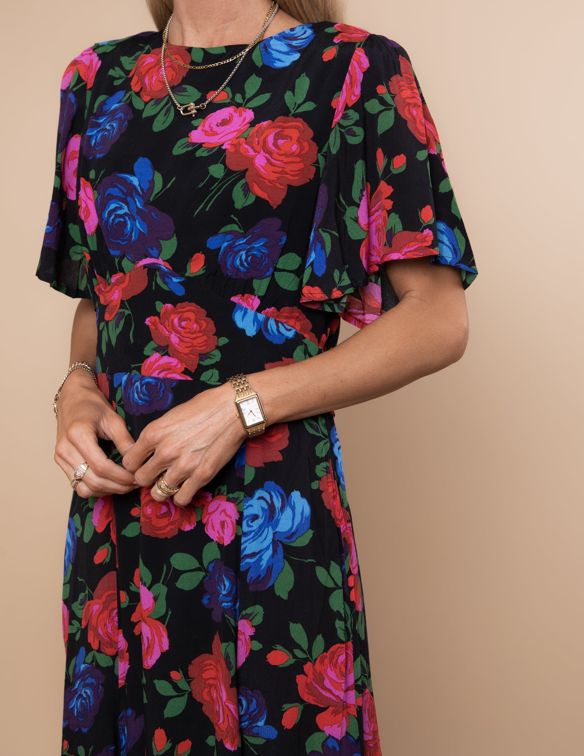 Painted Roses Dress